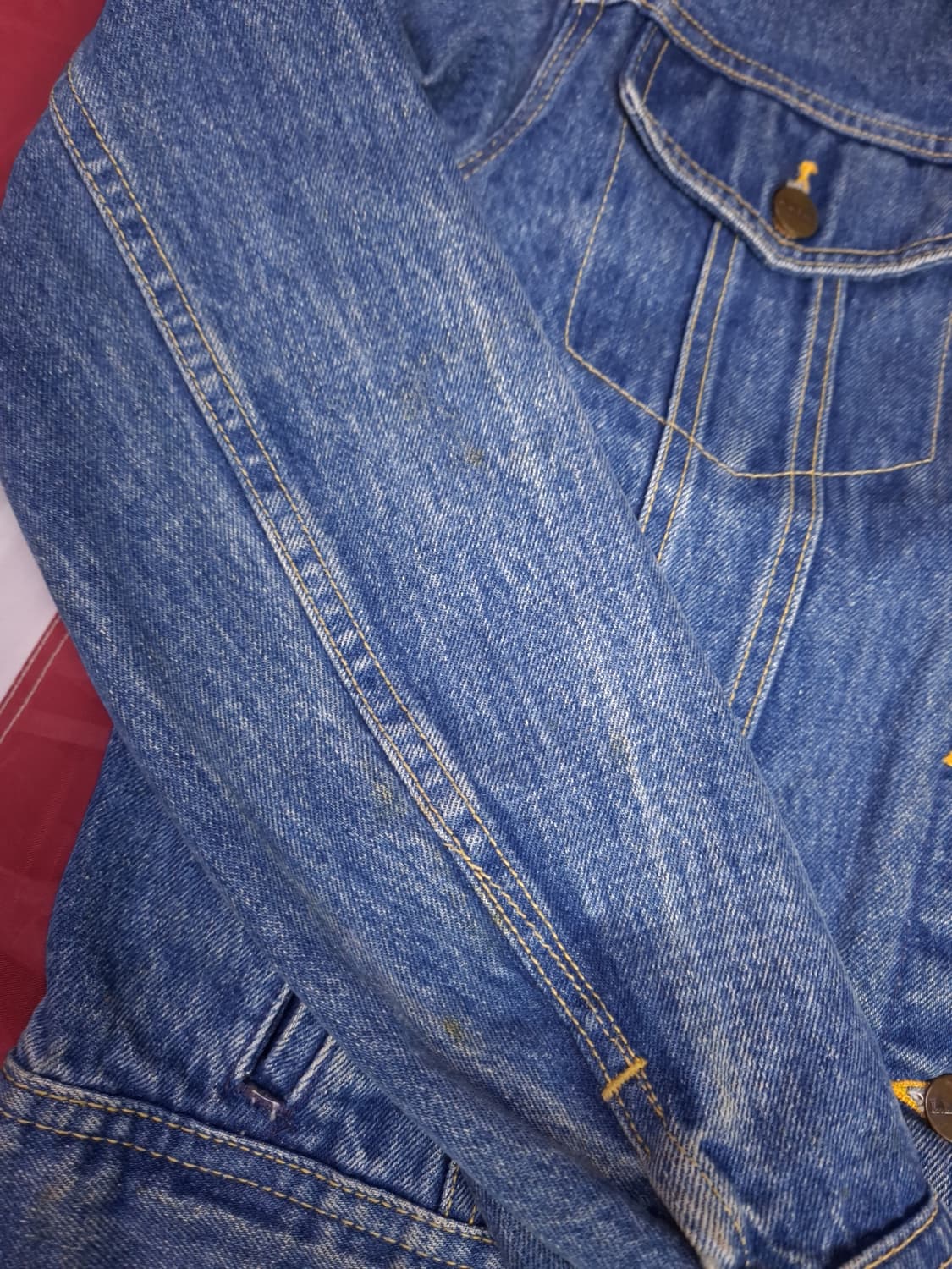 오리지날 80's 미국제조 엘엘빈 우먼용 데님트러커자켓 상품이미지5