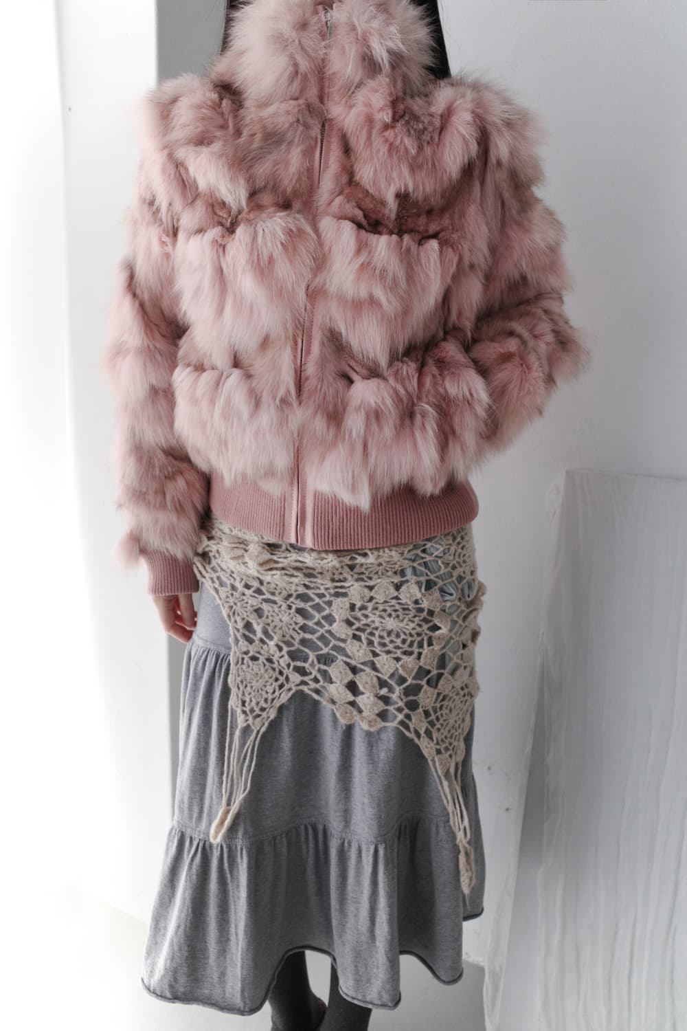 rabbit fur jacket 상품이미지6