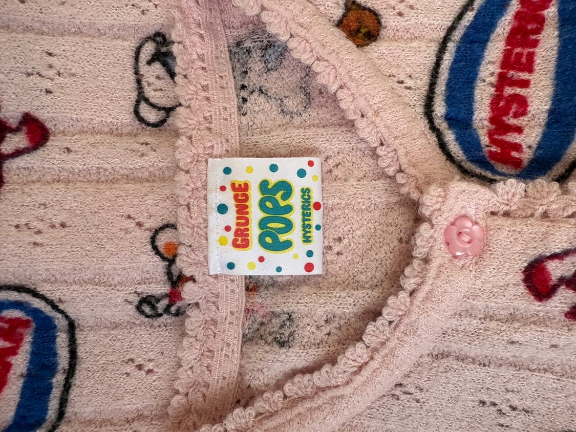 hysteric galmour 90s 니트 가디건 상품이미지4