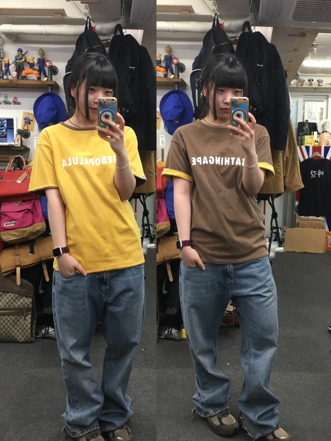 Bape 베이프 리버시블 반팔 티셔츠 상품이미지1