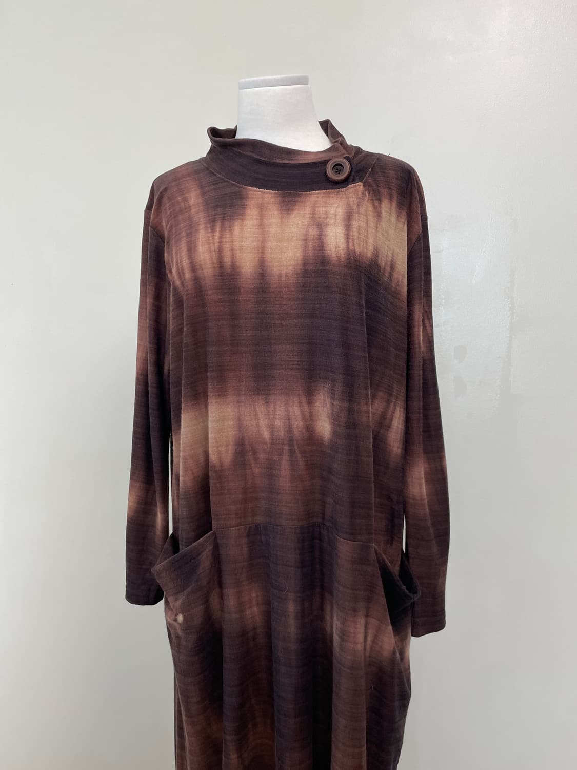 코히로 미사키 그라데이션 하이넥 롱 원피스 J03860 상품이미지2