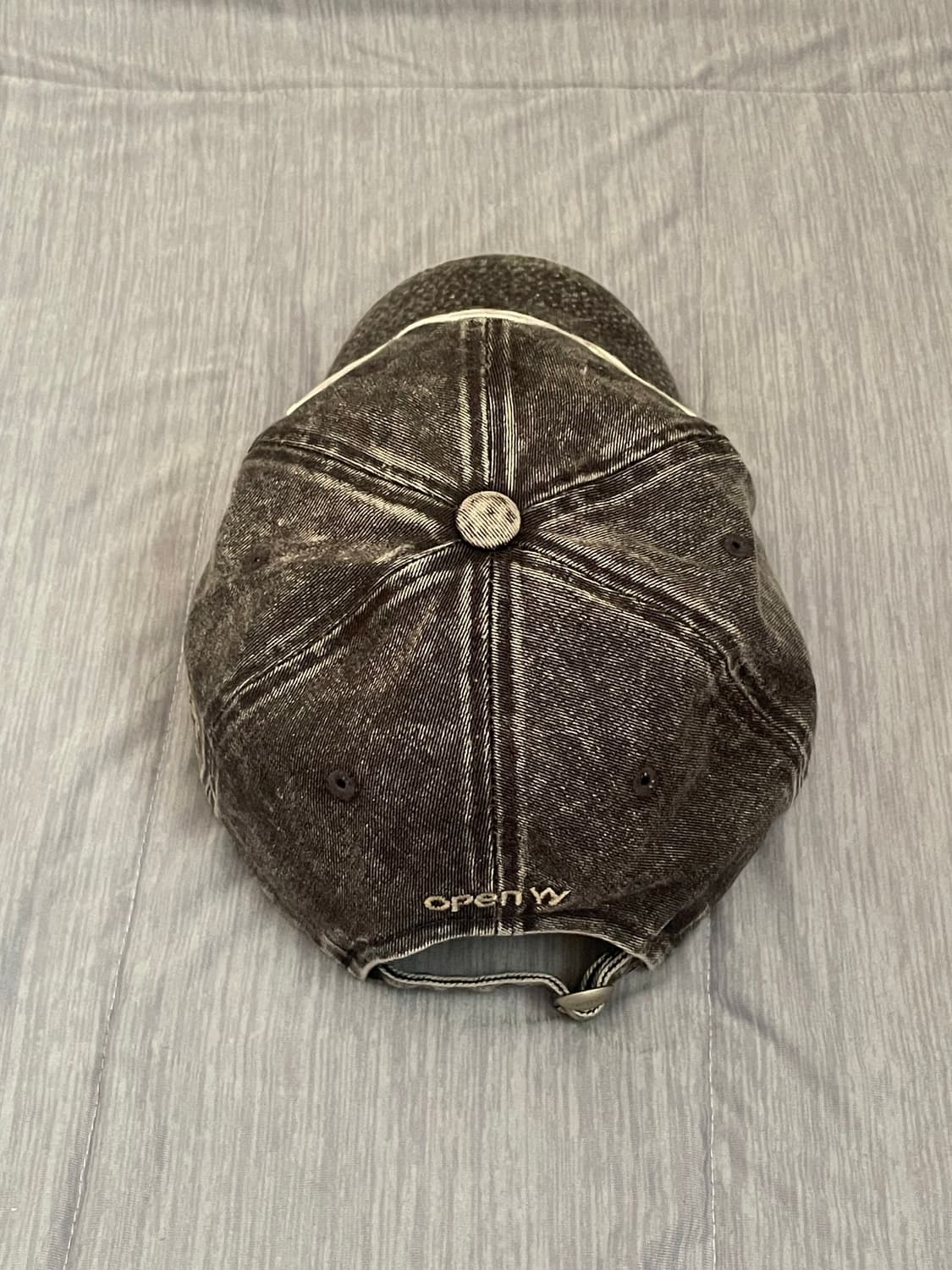 Open Yy 코튼 볼캡 브라운 상품이미지3