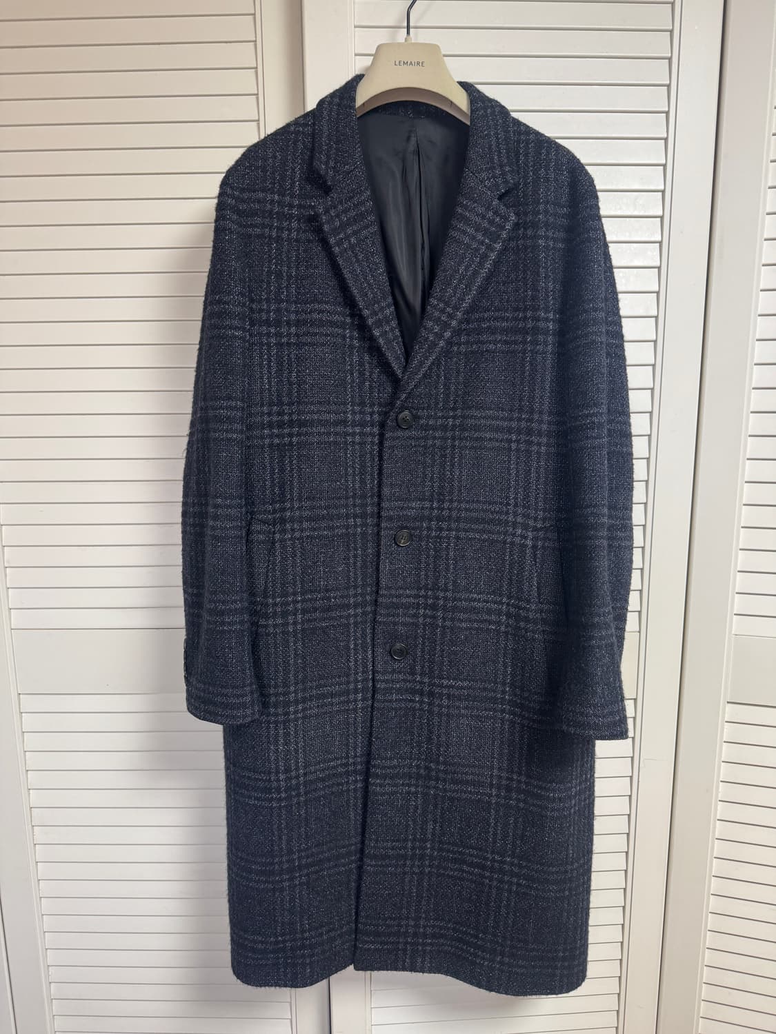 DKNY 로로피아나 알파카 코트 M 백화점판 타임옴므 솔리드옴므 띠어리 상품이미지1