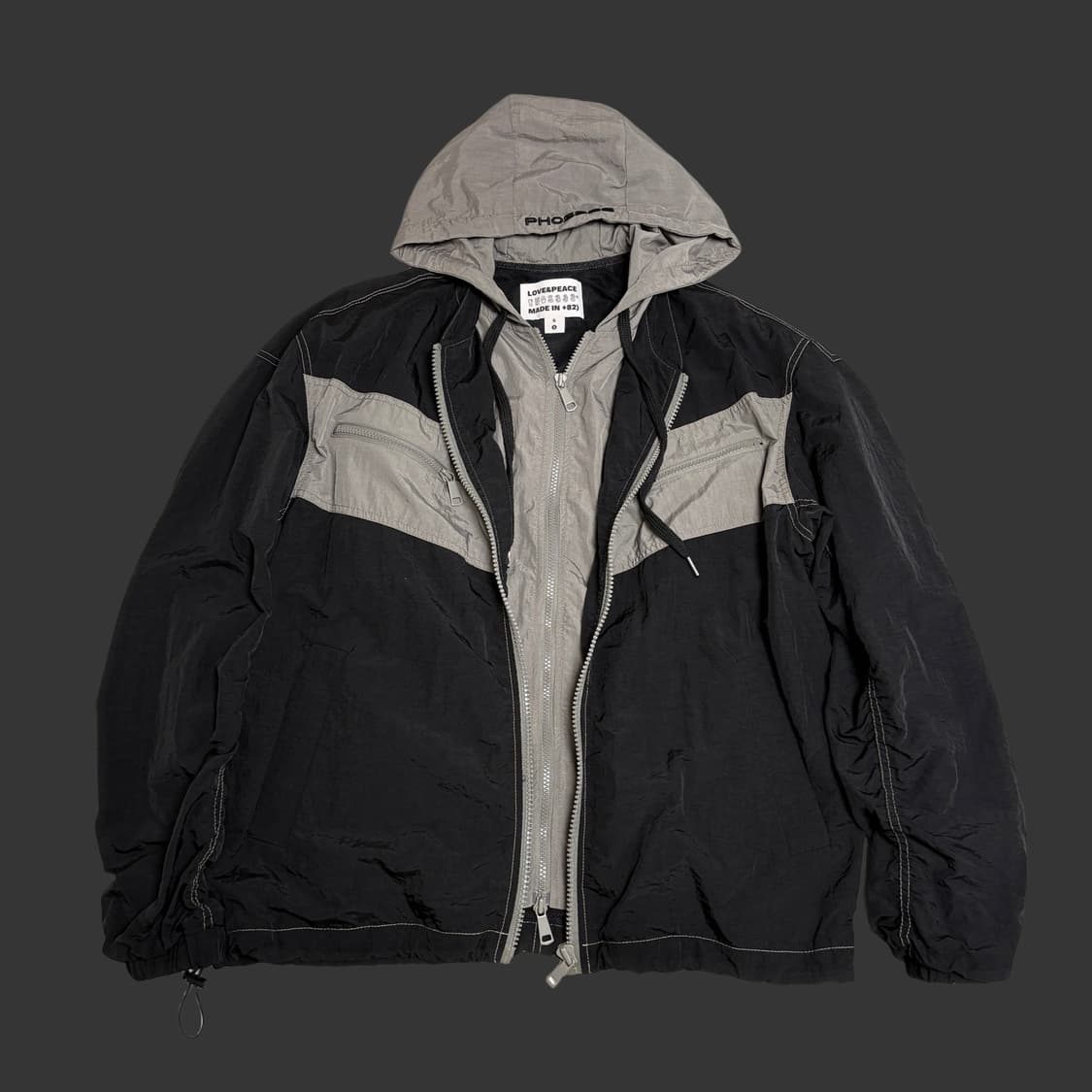 PHOS333 Layered Windbreaker(S) 상품이미지1