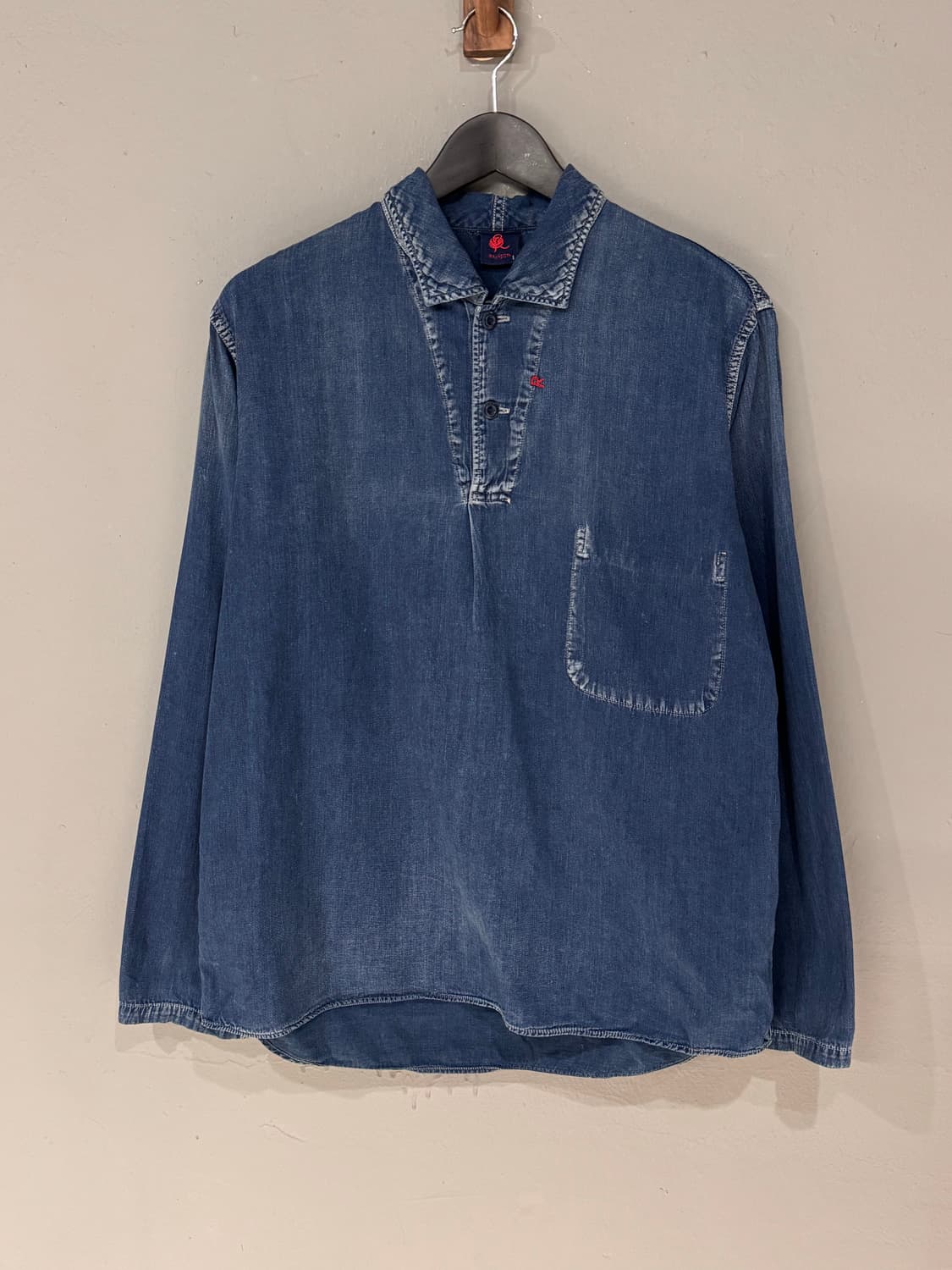 45rpm 인디고 데님 풀오버 셔츠  상품이미지3