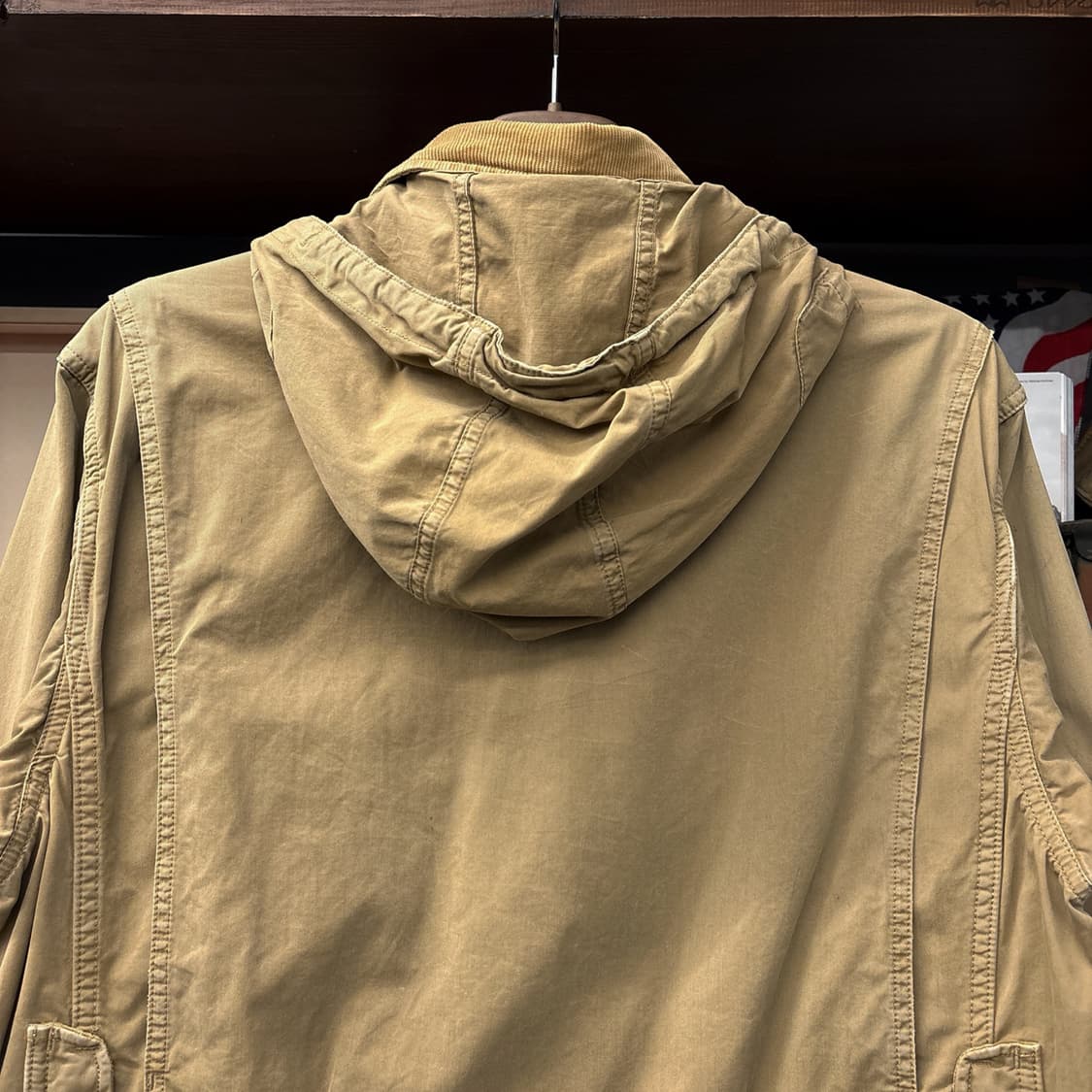 90s 폴로 랄프로렌 코튼트윌 유틸리티 헌팅포켓 후드파카 N1172 상품이미지5