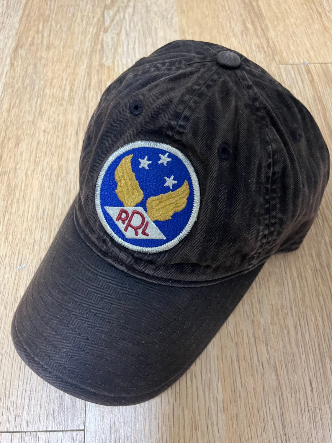 더블알엘 가먼트다이 트윌 볼캡 블랙 상품이미지3