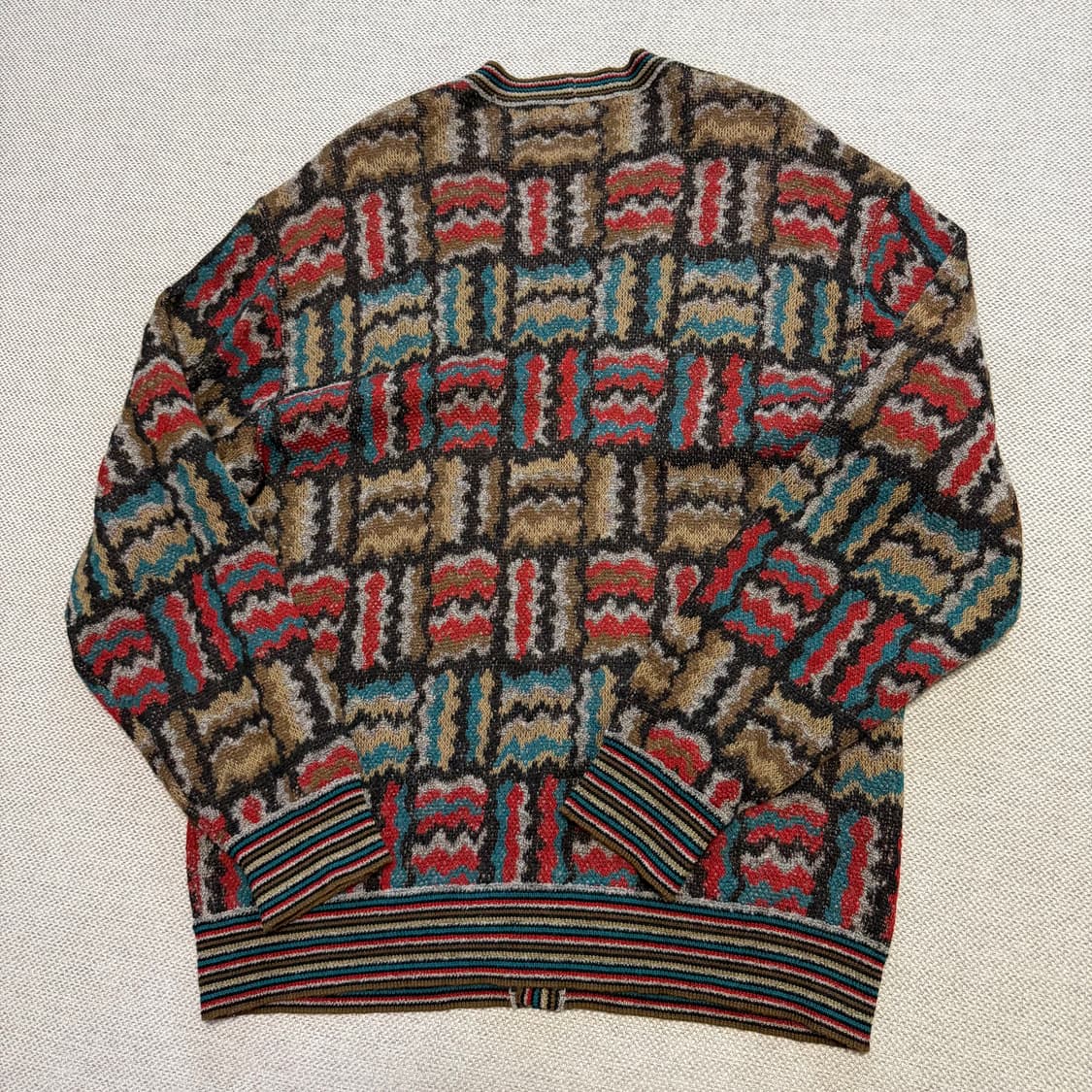 미쏘니 빈티지 패턴 가디건 상품이미지6