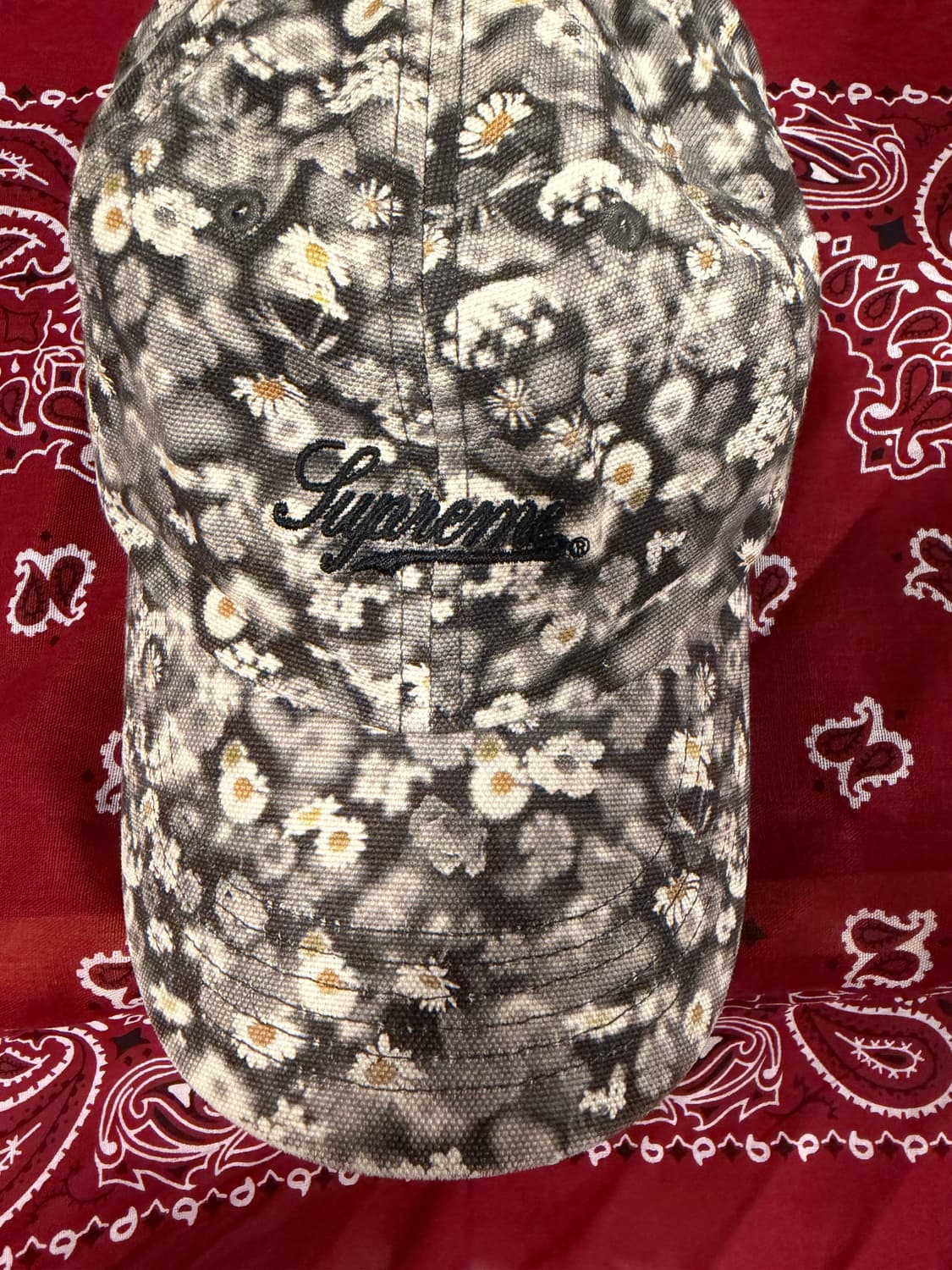 [남녀공용free]슈프림 리버티 플로럴 볼캡 그레이 상품이미지2