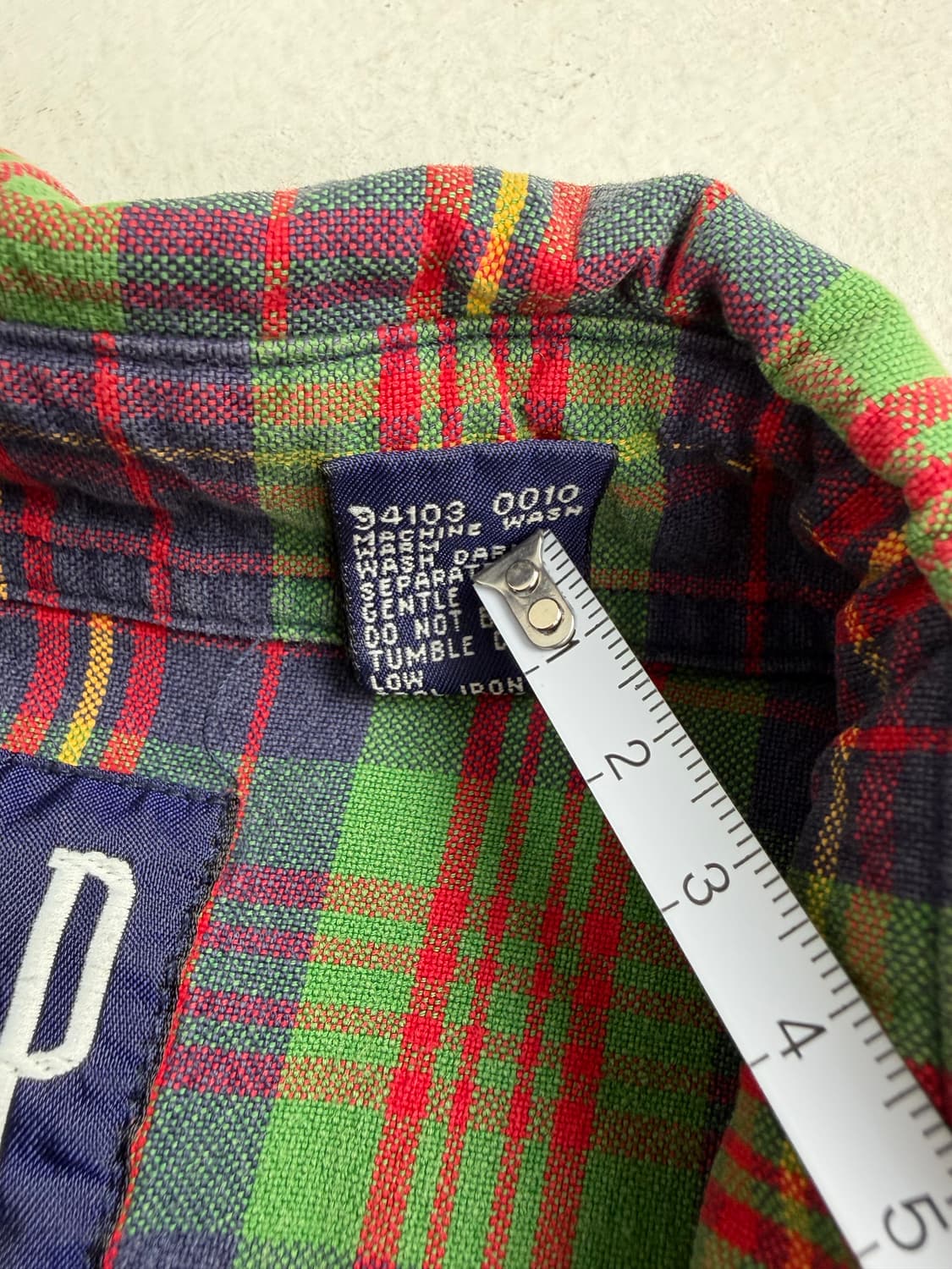 90s Gap Plaid Button Up Shirt 상품이미지4