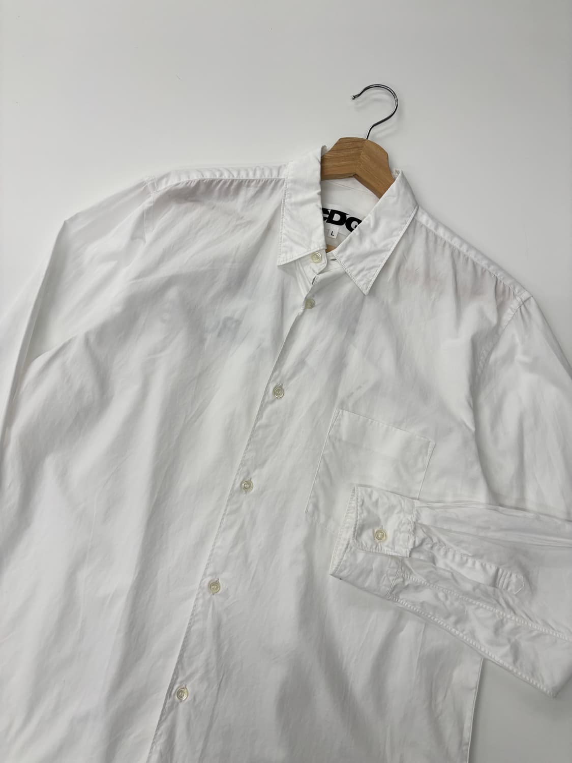 CommedesGarcons 꼼데가르송 1986 아카이브 백로고 셔츠 상품이미지6