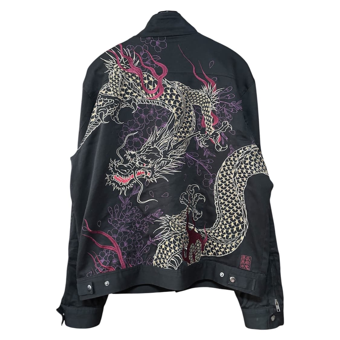 [karakuri tamashii] 카라쿠리 오리엔탈 하이넥 코튼 자켓 상품이미지1