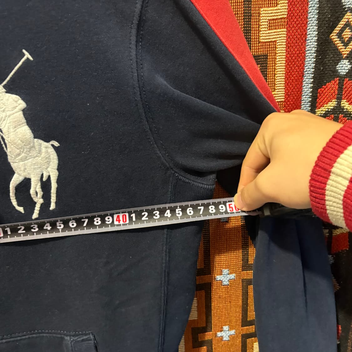 90‘s 폴로 빅포니 사이드라인 후드집업 상품이미지8