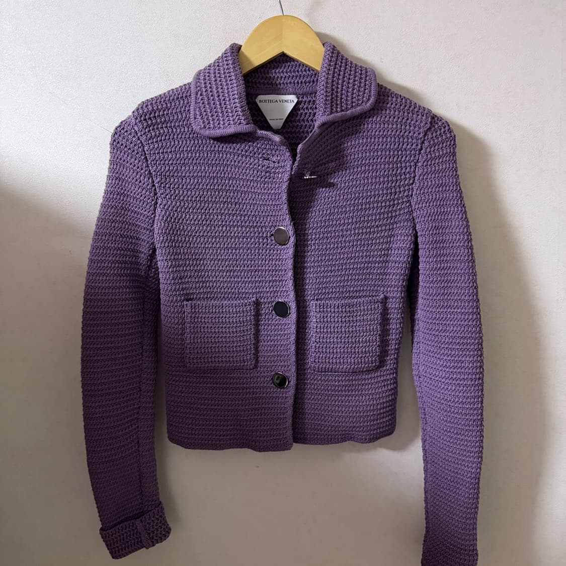  보테가베네타 크로셰 코튼 혼방 SS21 두툼 가디건 XXS (44) 상품이미지10