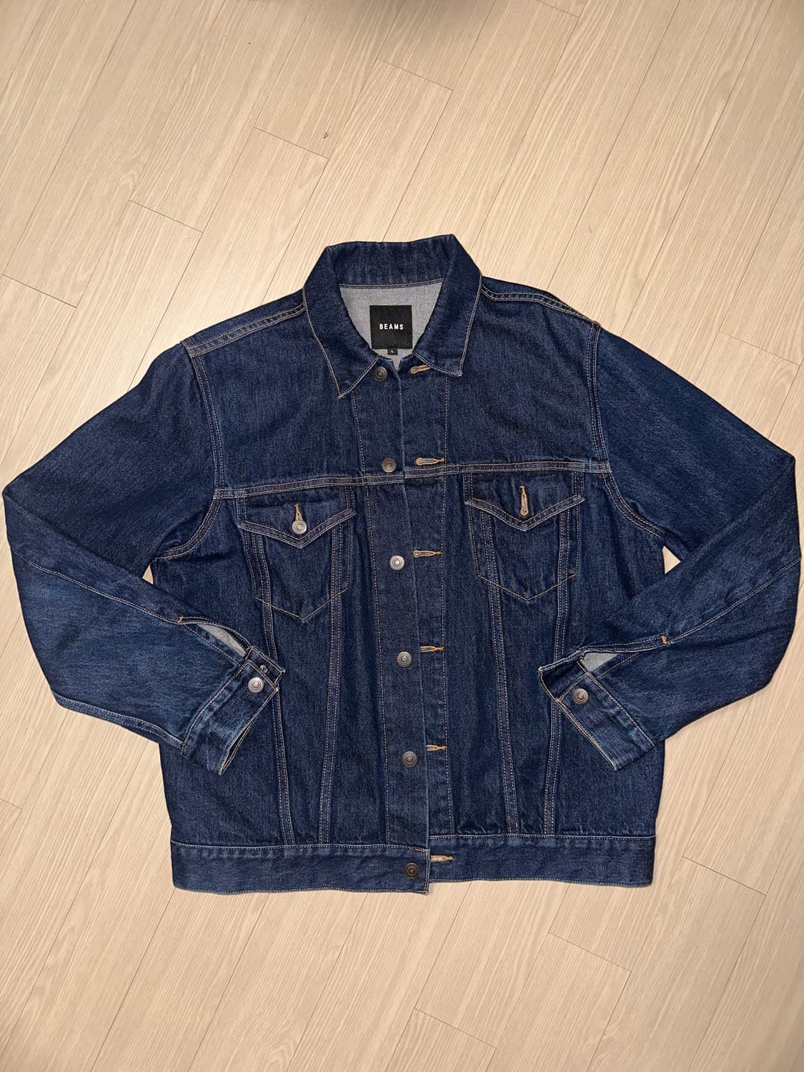 Beams Indigo denim jacket. 상품이미지1