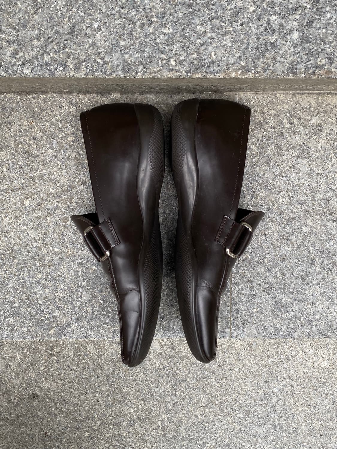 Prada 00s square toe buckle loafer 상품이미지3