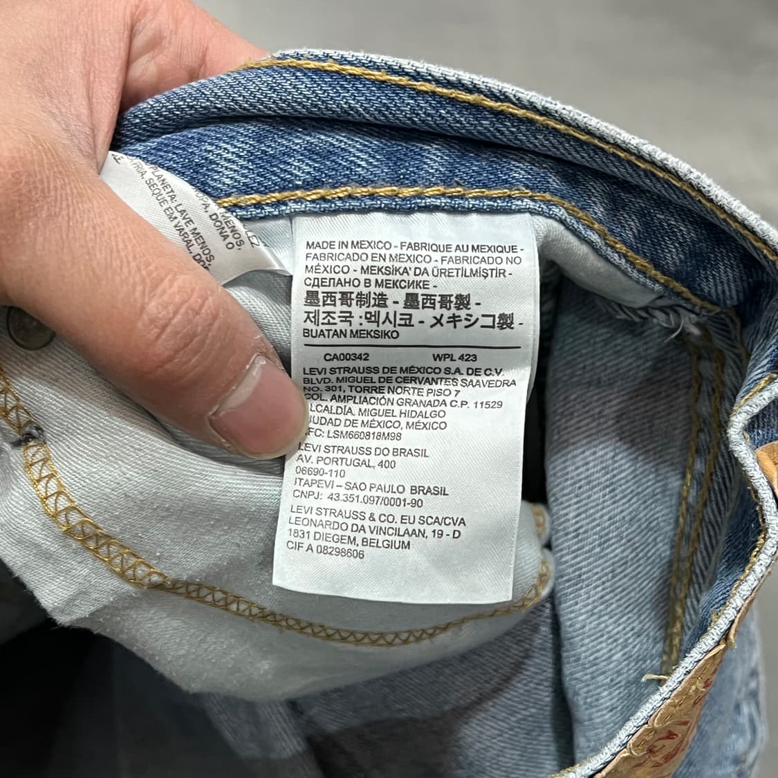  리바이스 505 데님팬츠 y15487 상품이미지6