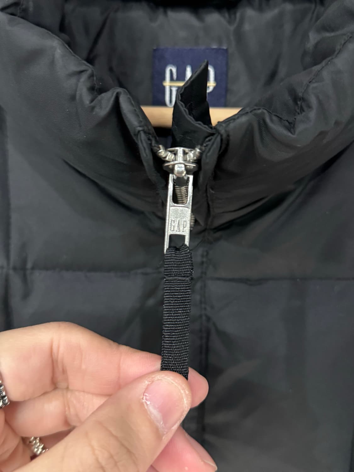 90s 올드 갭 퀼팅 다운 푸퍼베스트 상품이미지4