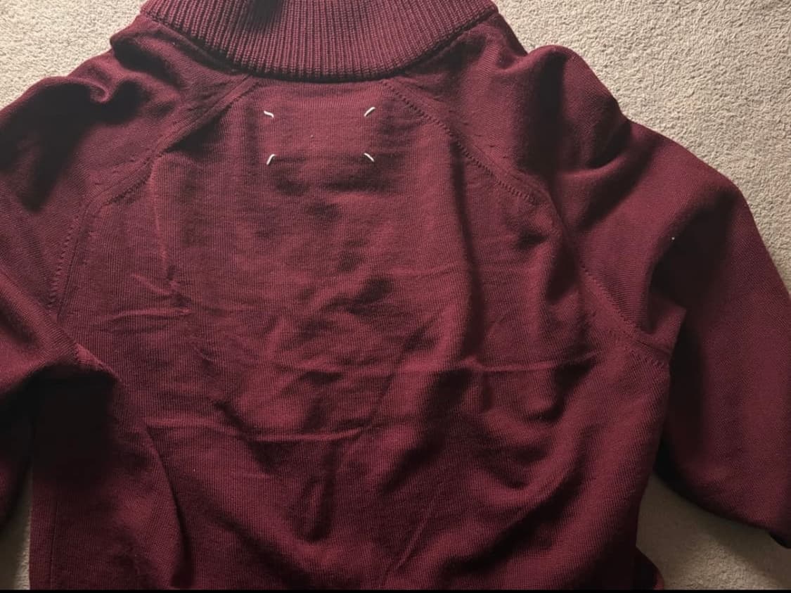 메종 마르지엘라 버건디 니트 상품이미지2