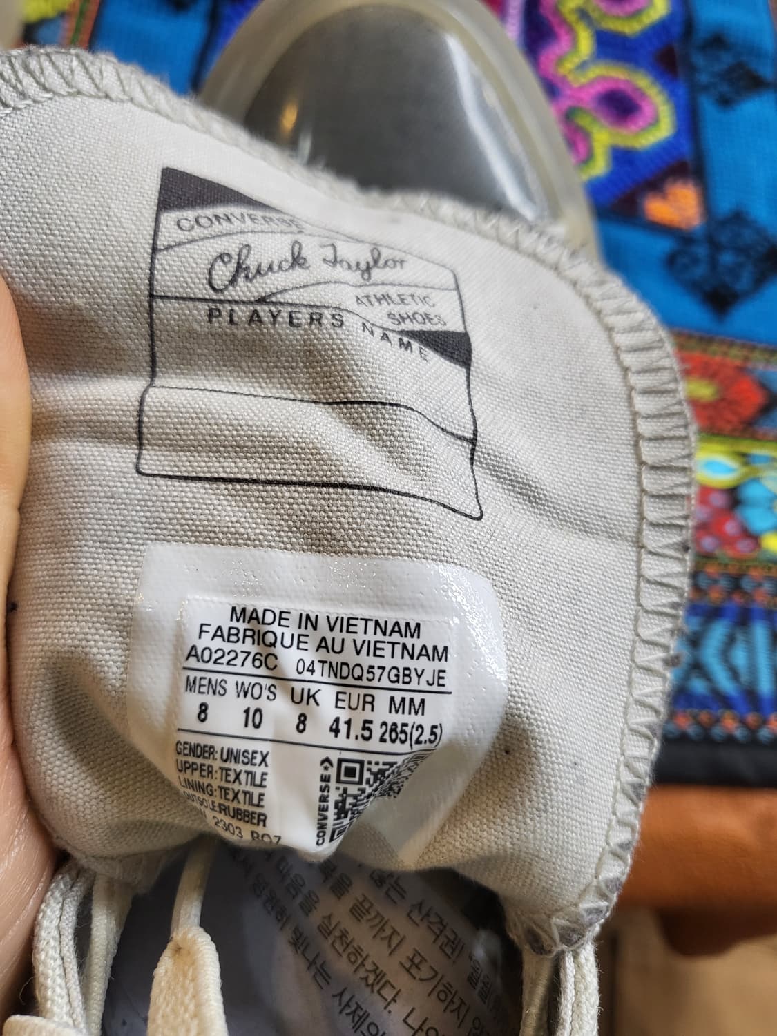 컨버스 ×어콜드월 척70 하이 실버버치 상품이미지7