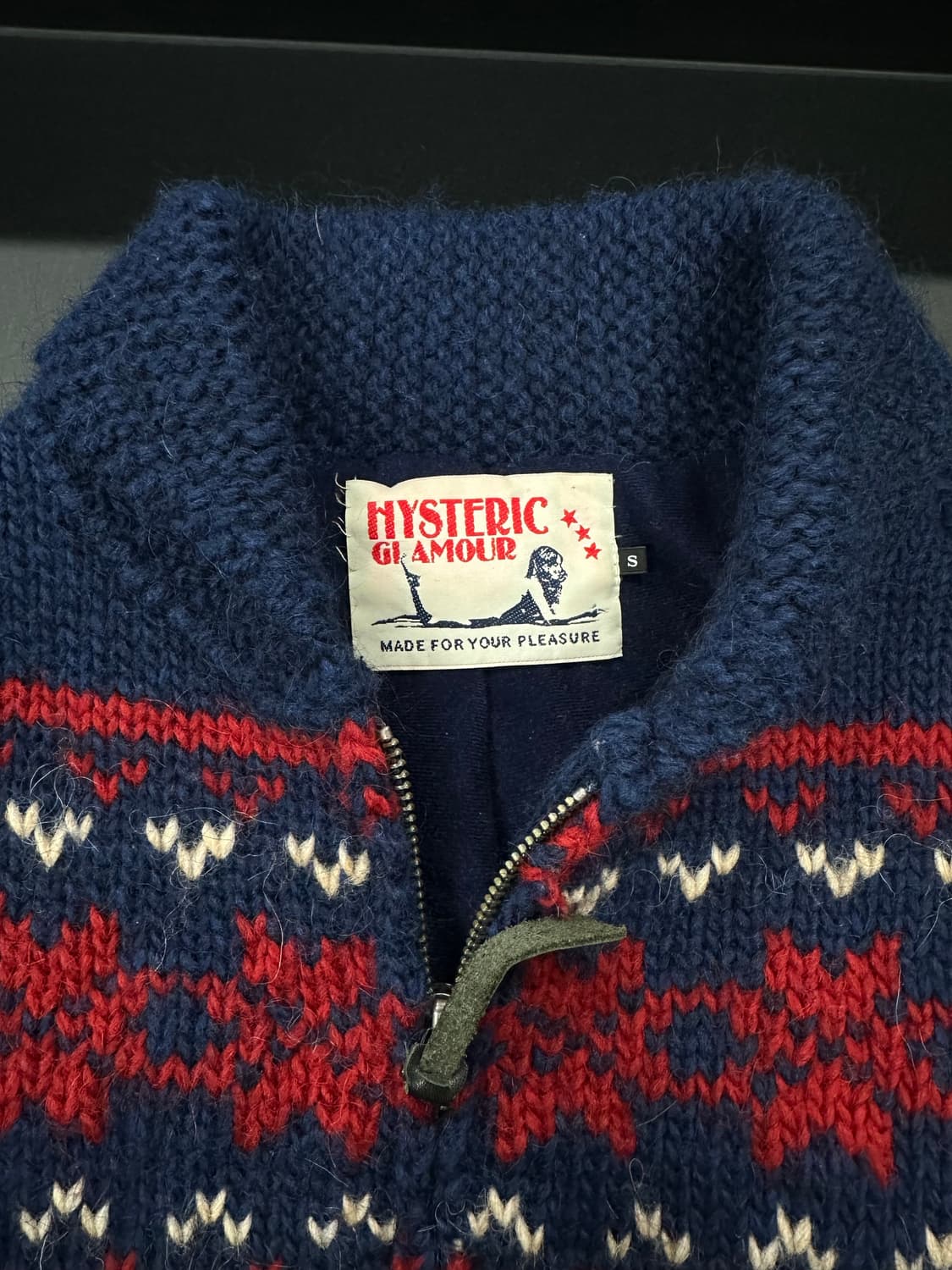 히스테릭 글래머 노르딕 코위챤 가디건 상품이미지6