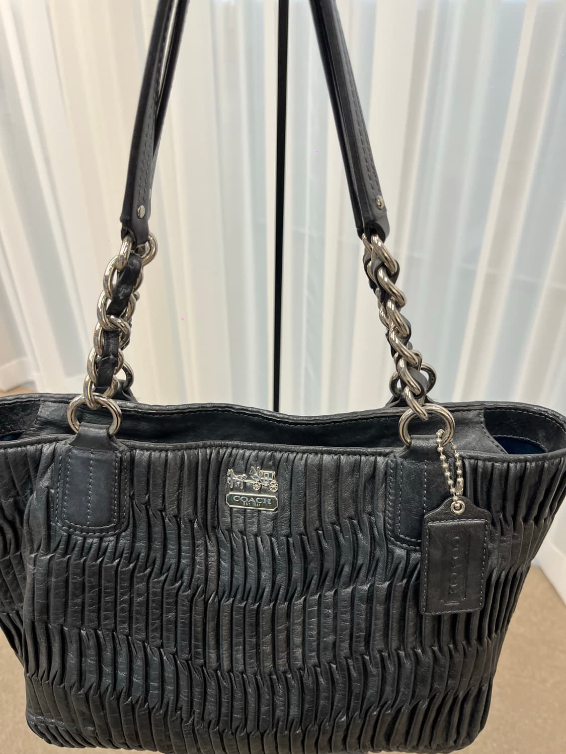Coach Black Square Big Bag 상품이미지4
