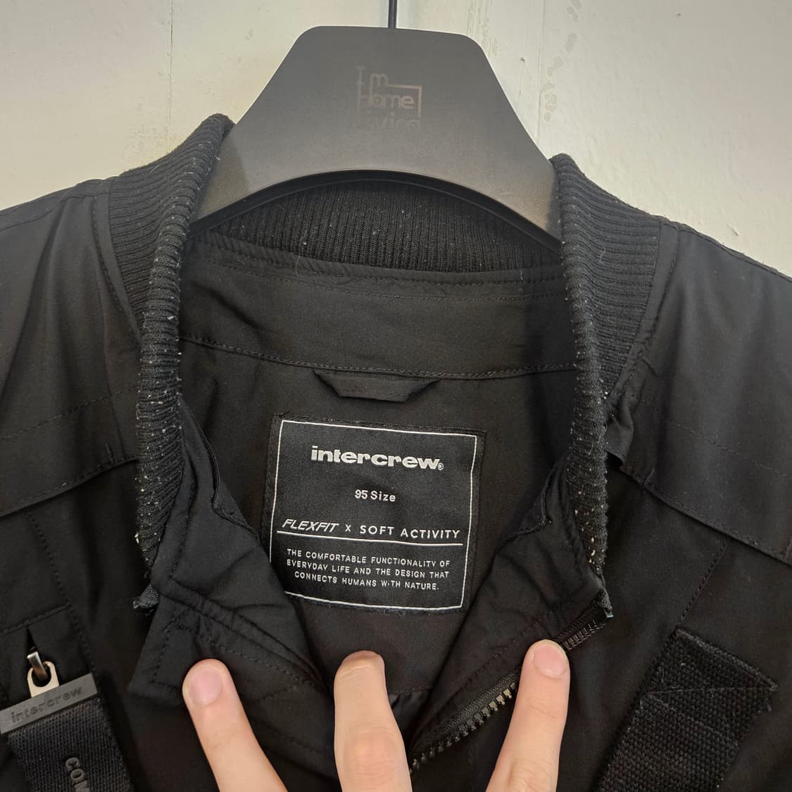 Intercrew 남성 블랙 항공패딩자켓 95 상품이미지3
