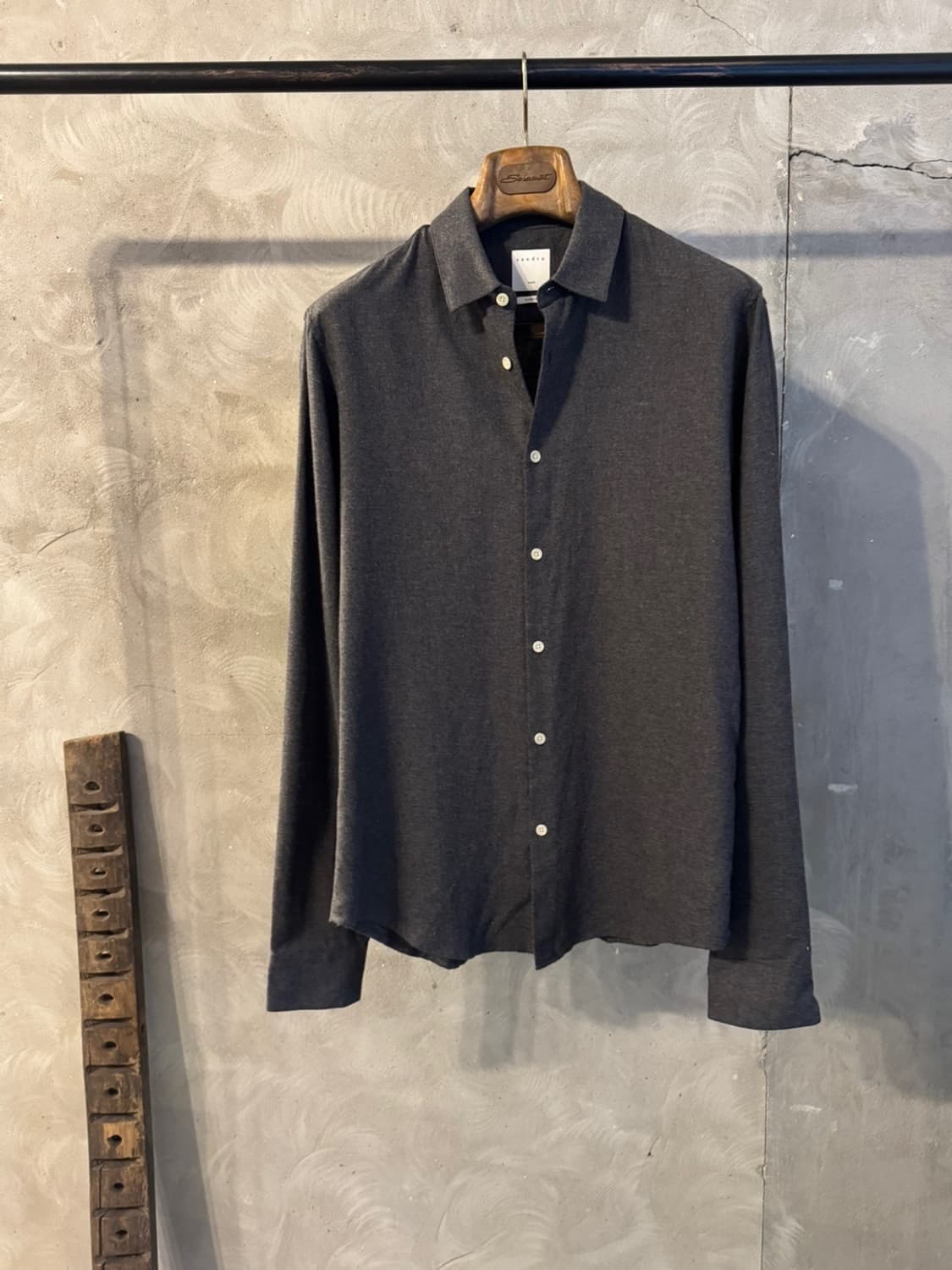 산드로 플란넬 셔츠 슬림100 상품이미지1