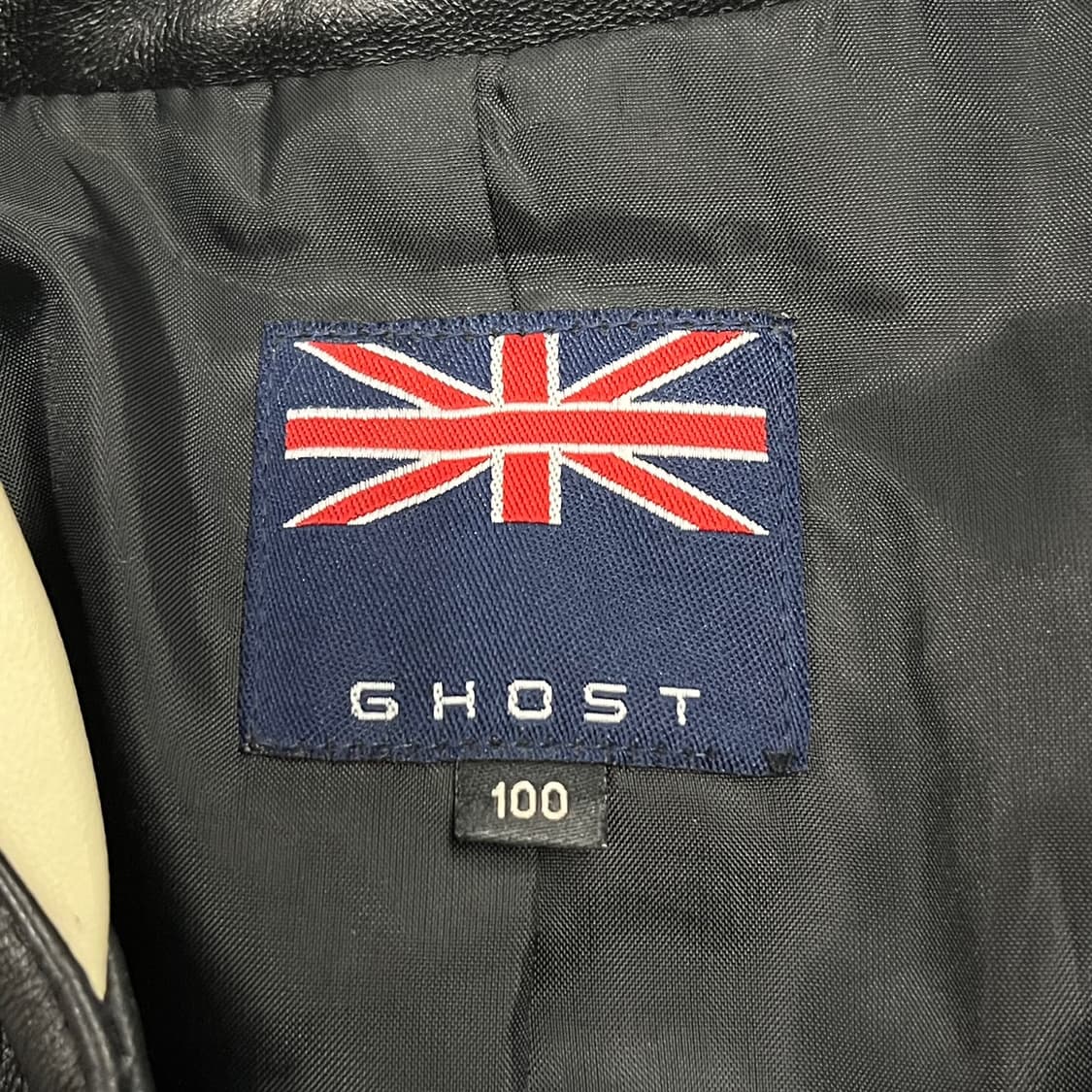 [정품/100] GHOST 양가죽 라이더 자켓 b10 상품이미지6