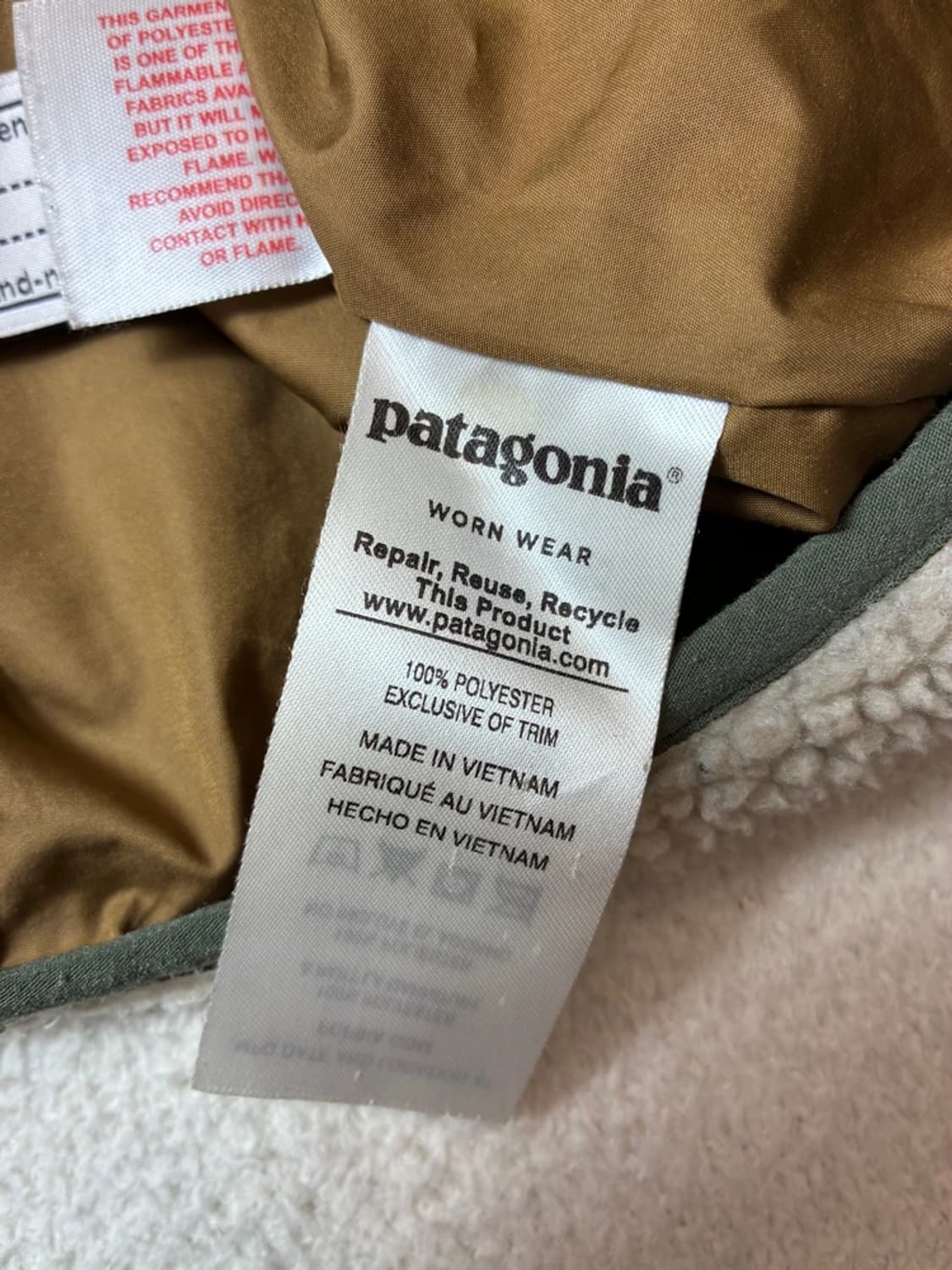 파타고니아 레트로X 내츄럴 플리스 자켓 PN7228 상품이미지7