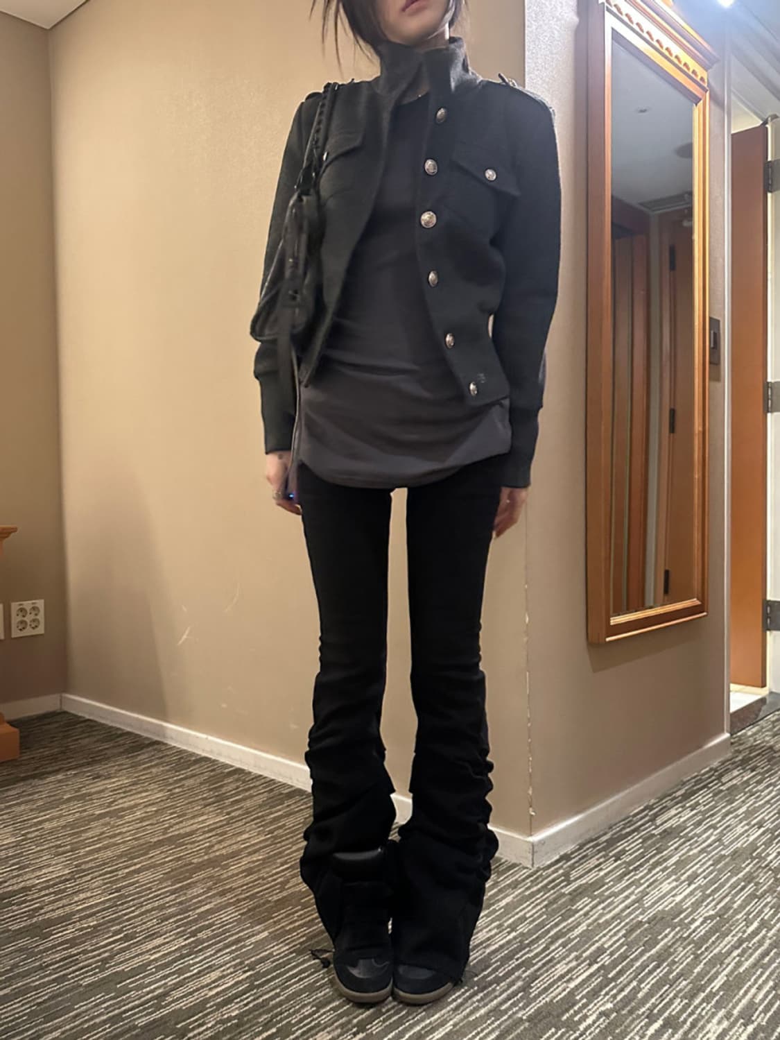 이너뮤트 epaulet short jacket 나폴레옹 자켓 상품이미지4