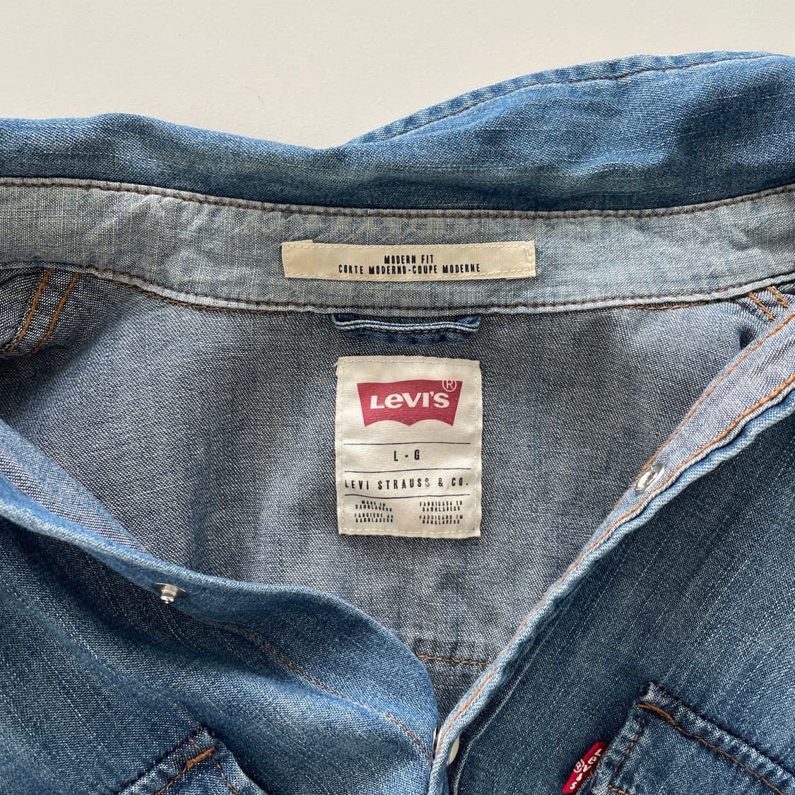 리바이스 데님 셔츠 상품이미지8