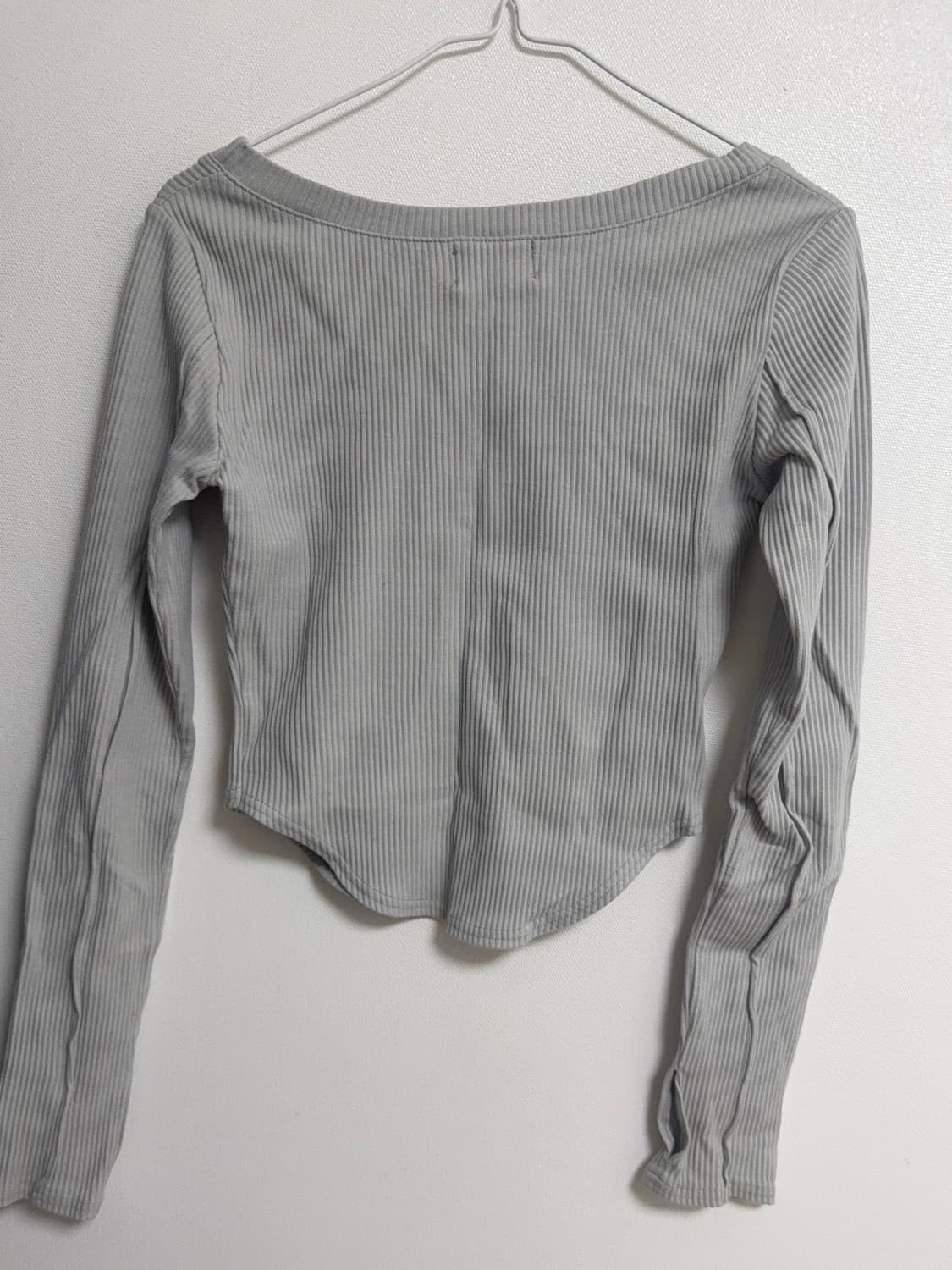 플리즈노팔로우 바비탑 라이트그레이 상품이미지3