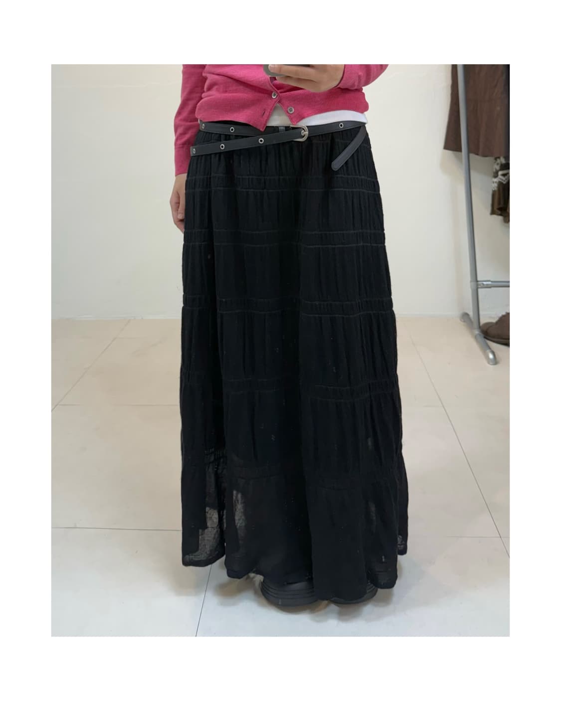 빈티지 맥시 롱 스커트 상품이미지3