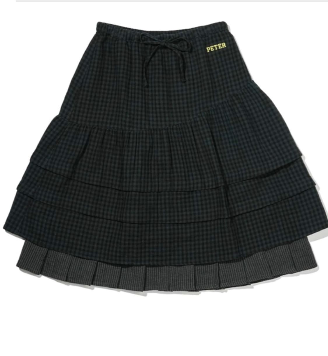 마이네임이즈피터 스커트PETER LAYERED SKIRT - GREEN  상품이미지1
