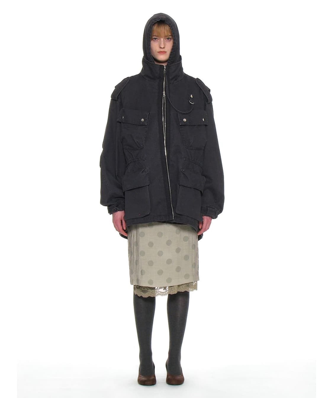 파르티멘토 우먼 2 IN 1 WASHED M65 FIELD JACKET 상품이미지8