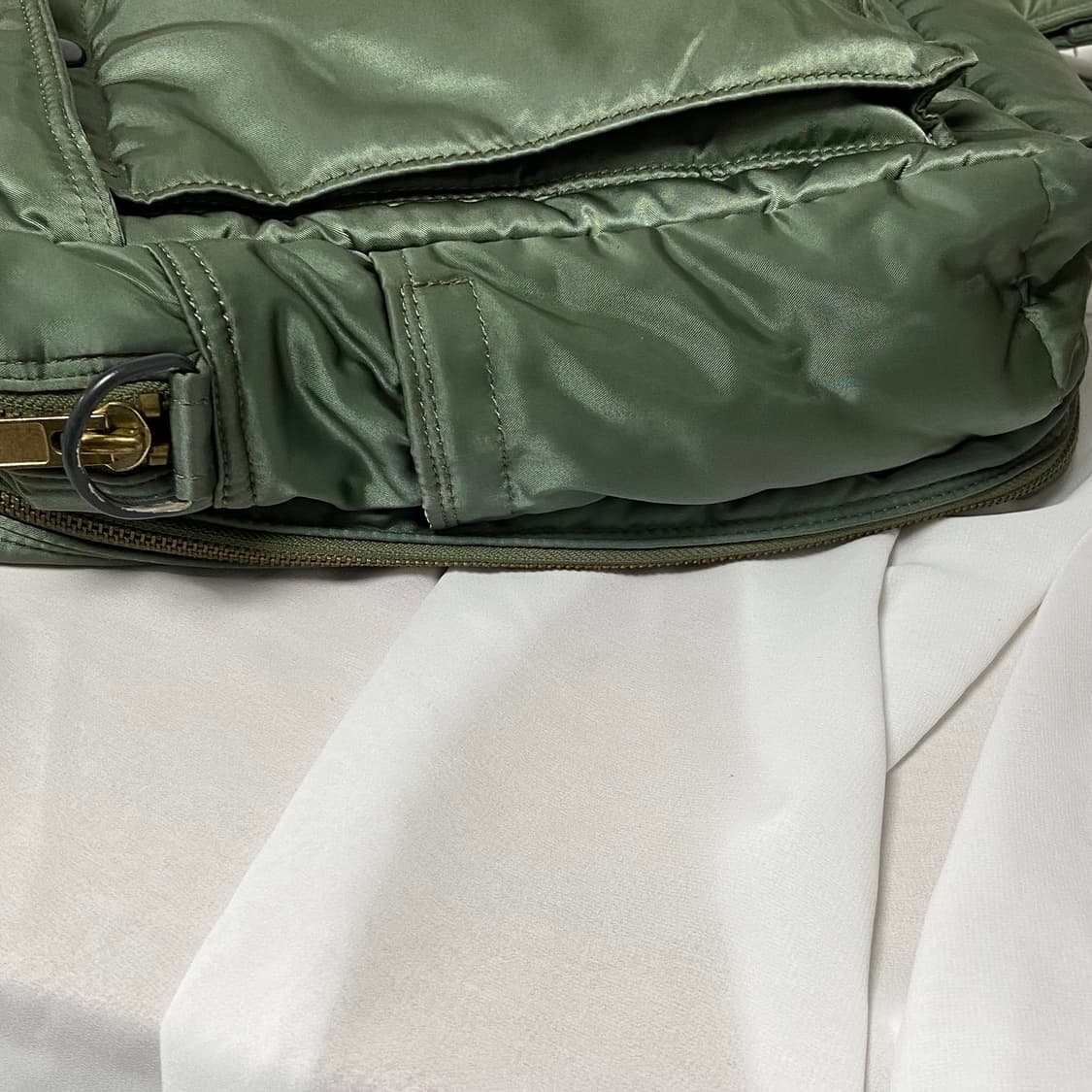 포터 탱커 2way 오버나이트 브리프케이스 세이지그린 상품이미지5