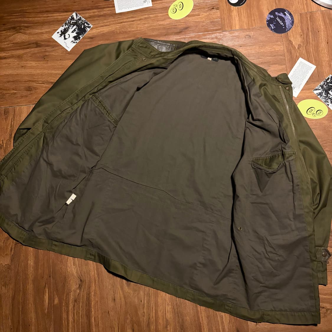 80s 경춘스포츠 leather zip-up jacket 상품이미지8