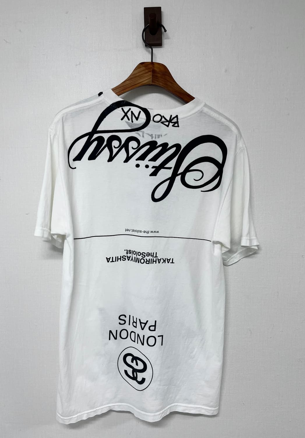 스투시 x 솔로이스트 40주년 월드투어 티셔츠 M 상품이미지4