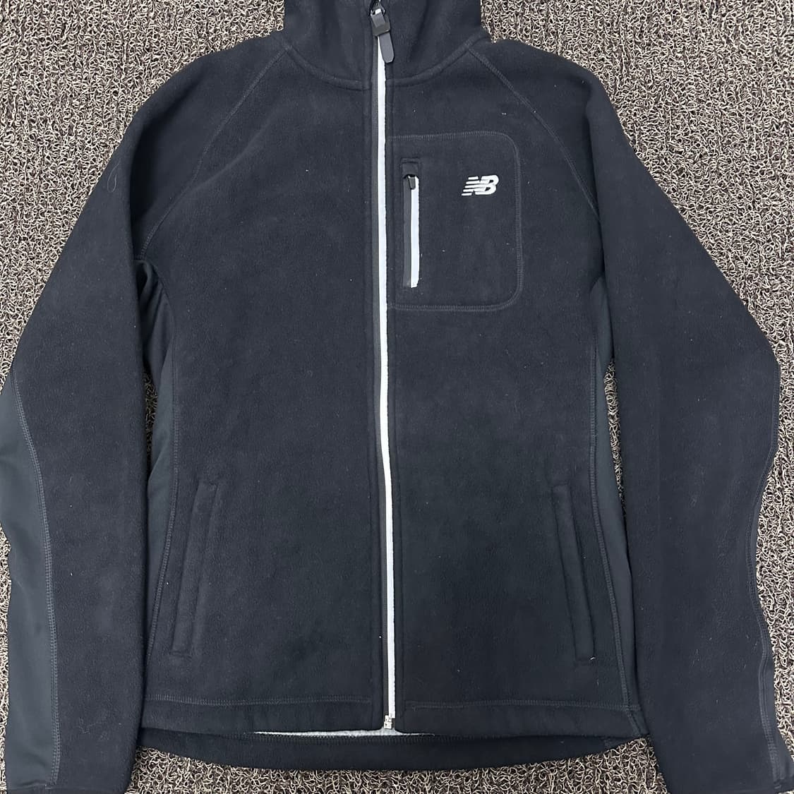 뉴발란스 여성 기모 후드집업 블랙 95(L) 상품이미지3