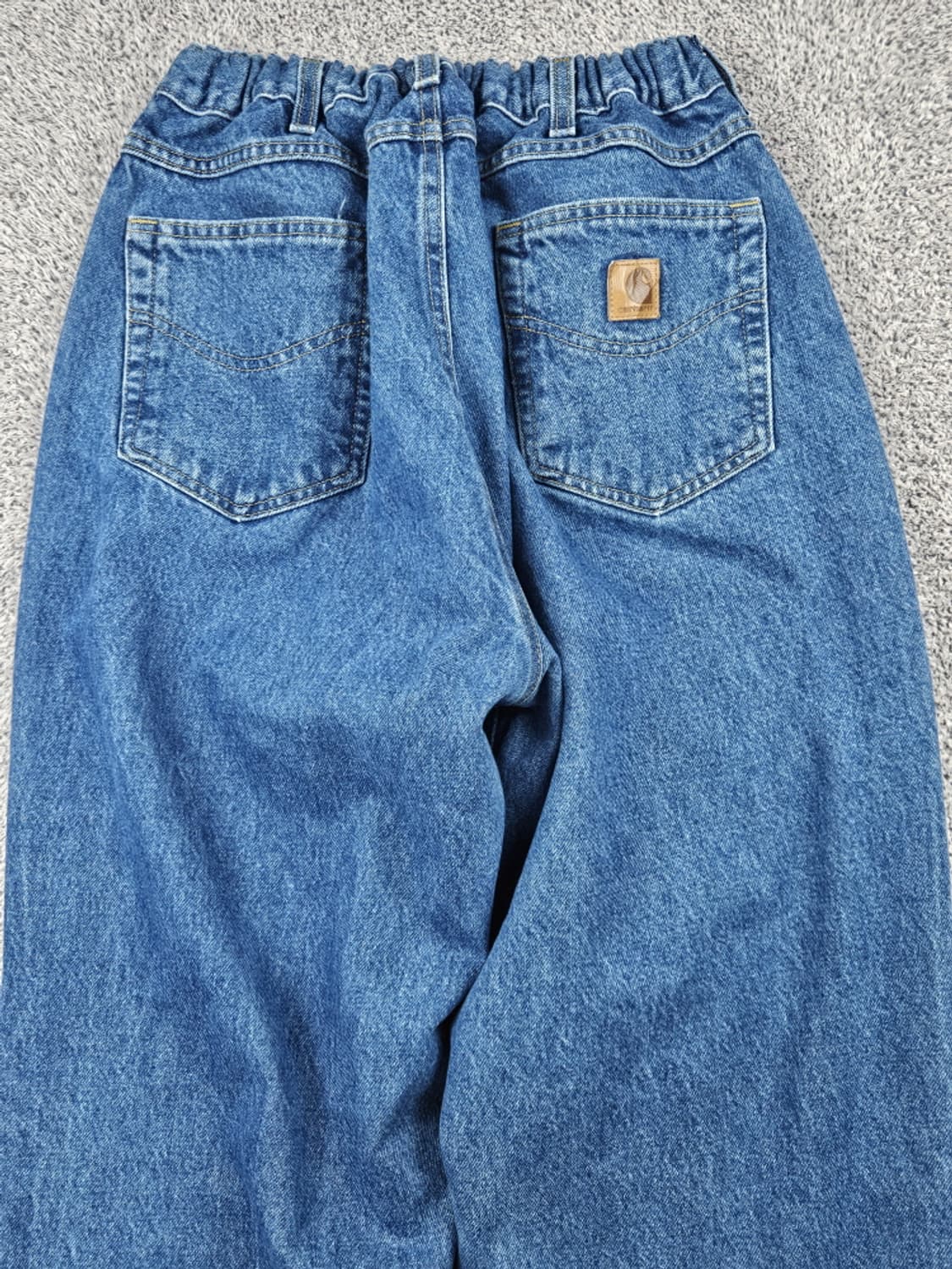 칼하트 밴딩 리메이크 커스텀 데님 워크 팬츠 (40X32) / 10349 상품이미지9