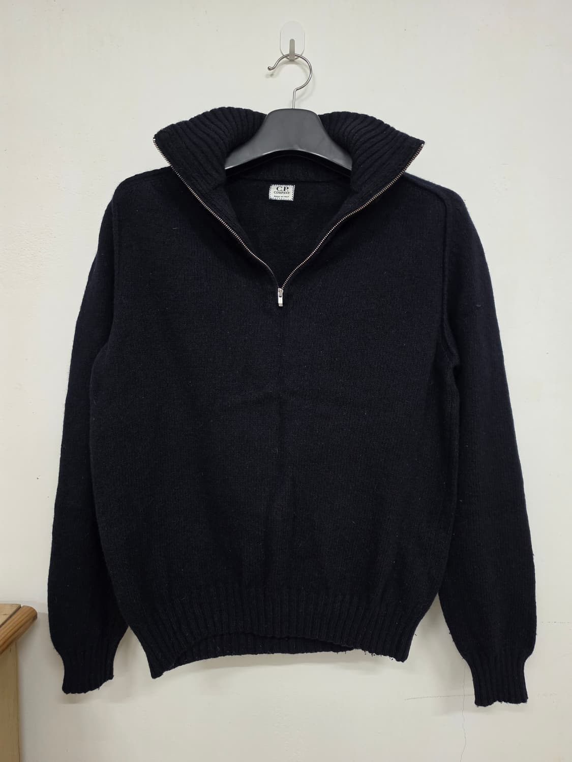 04AW 씨피컴퍼니 울 쿼터 집 니트 상품이미지1