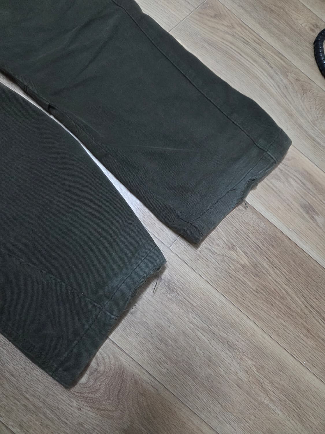 [플라스틱프로덕트] 웨이브 지퍼팬츠 초콜릿 S 상품이미지7