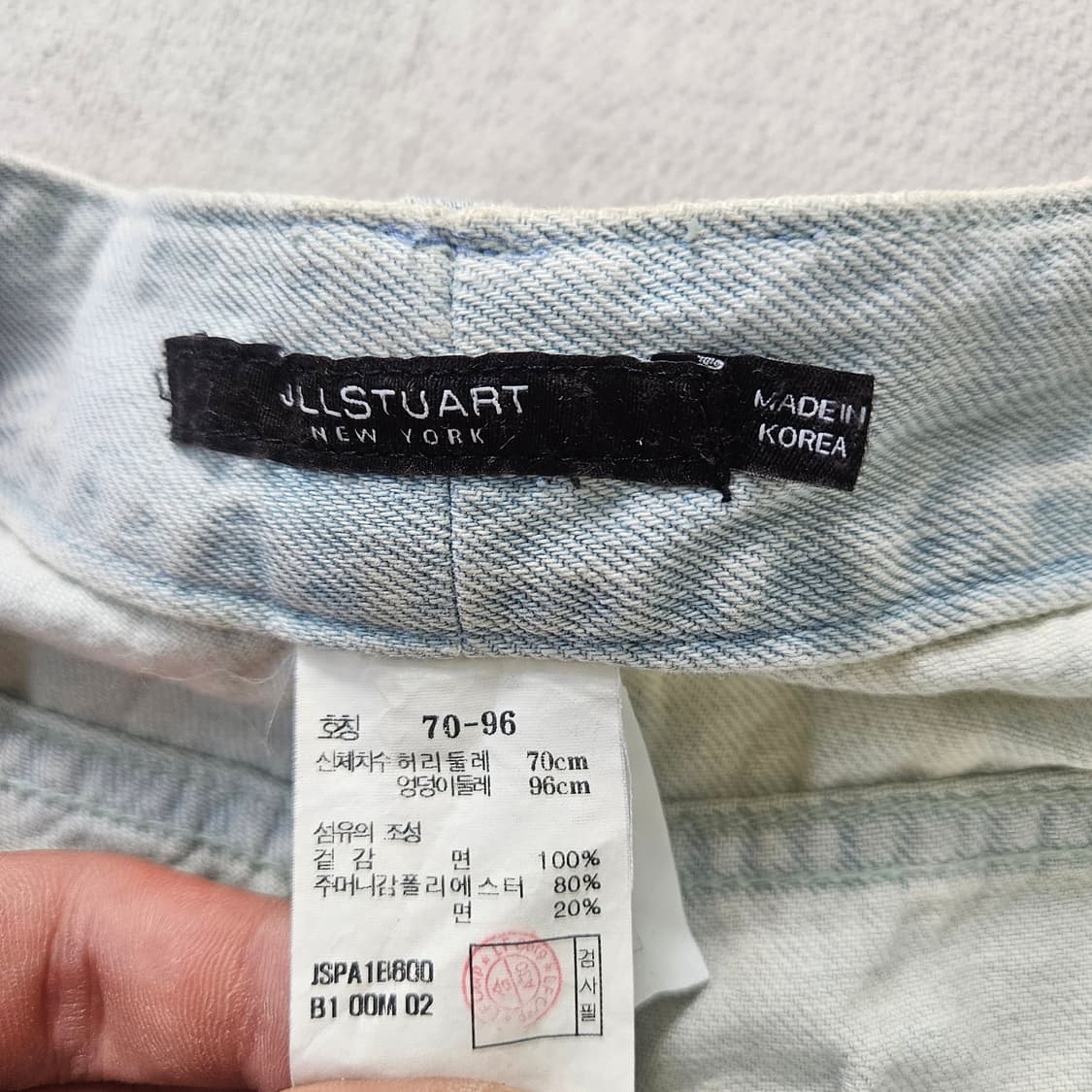 70-96 질스튜어트 와이드 데님 팬츠 0406Y 상품이미지4