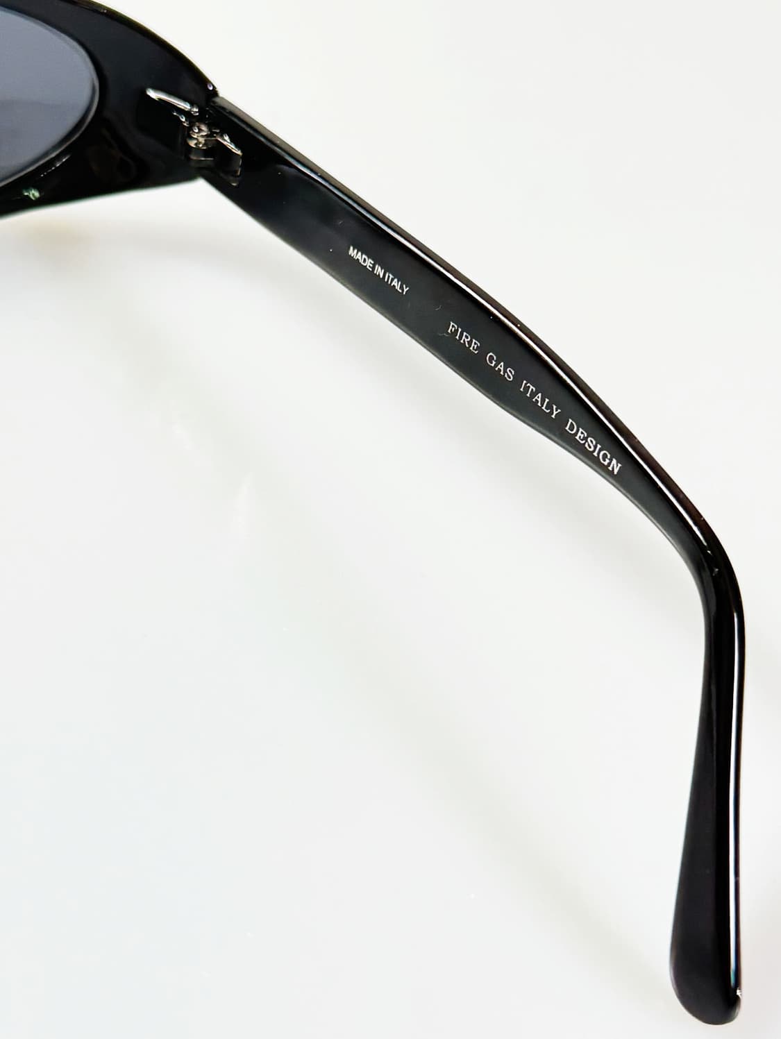 90s FIRE GAS 블랙 볼드 오벌 빈티지 선글라스 상품이미지6