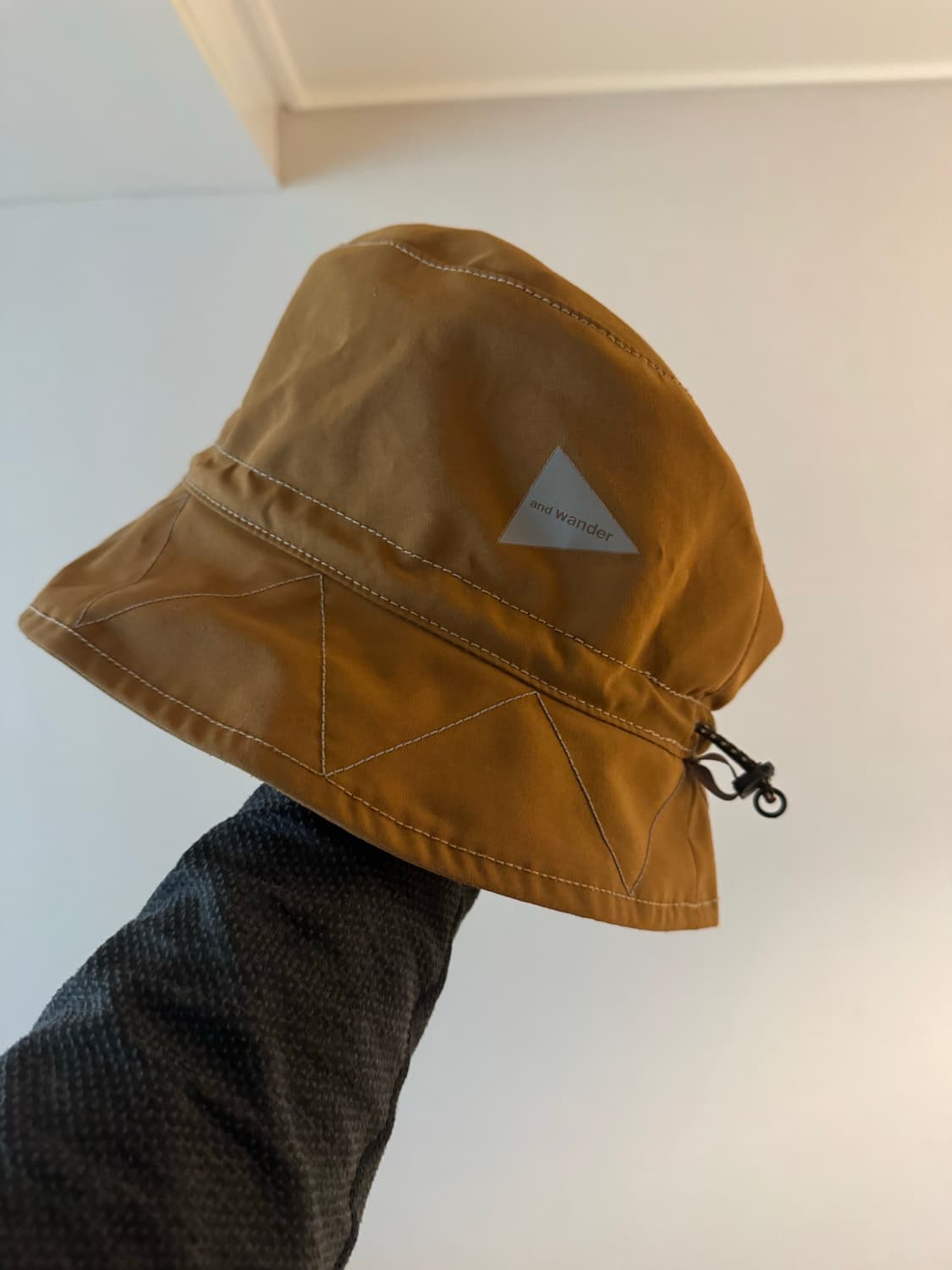 AND WANDER 60/40 CLOTH HAT DARK BEIGE 상품이미지4