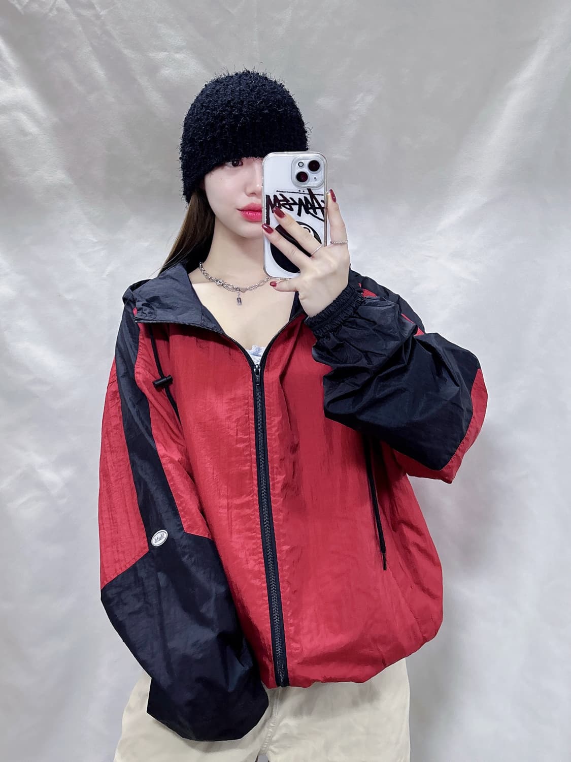 미스치프 서울 빅로고 바람막이  상품이미지2