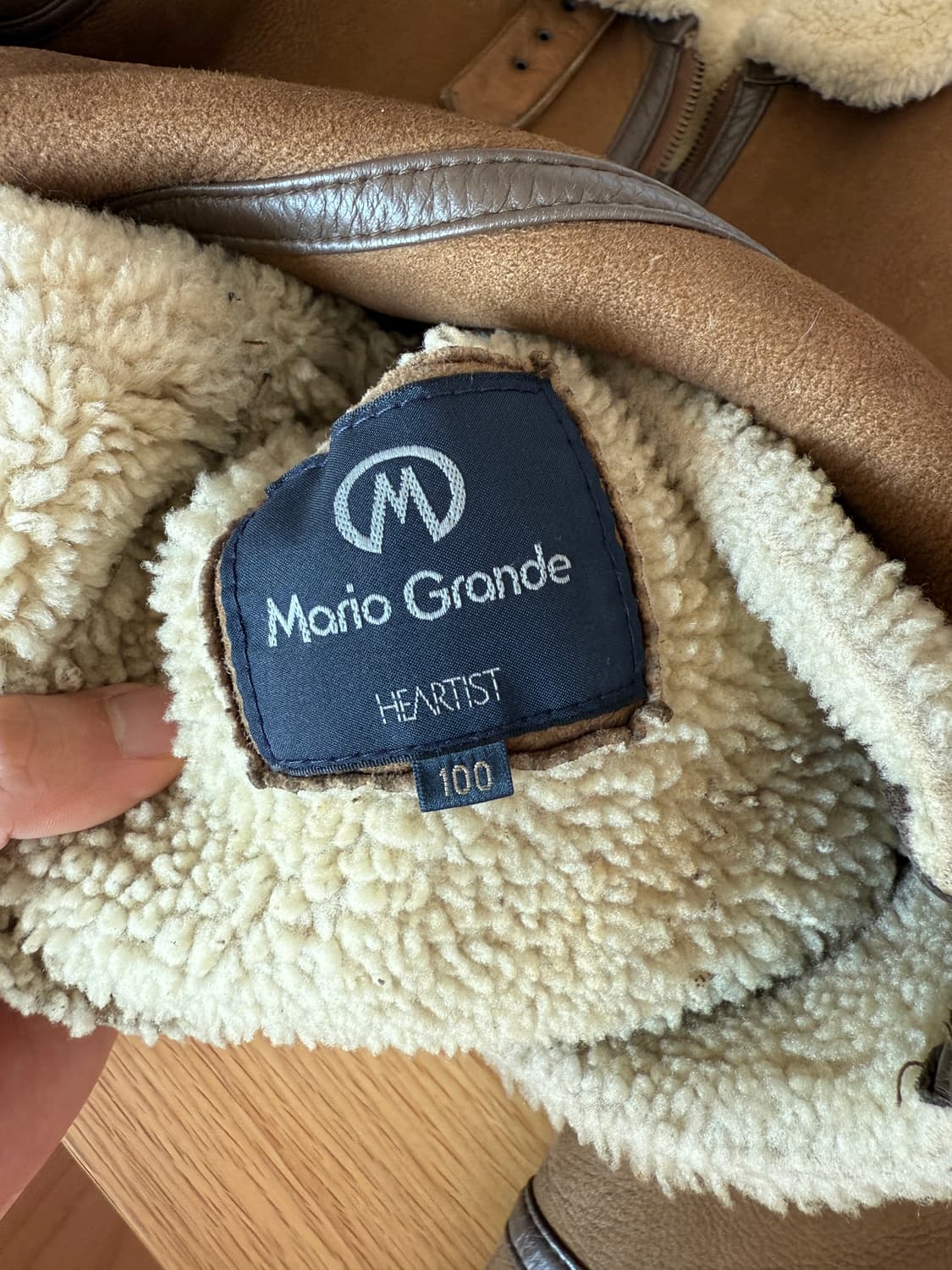 Mario Grande 리얼 레더 양털 무스탕 상품이미지8