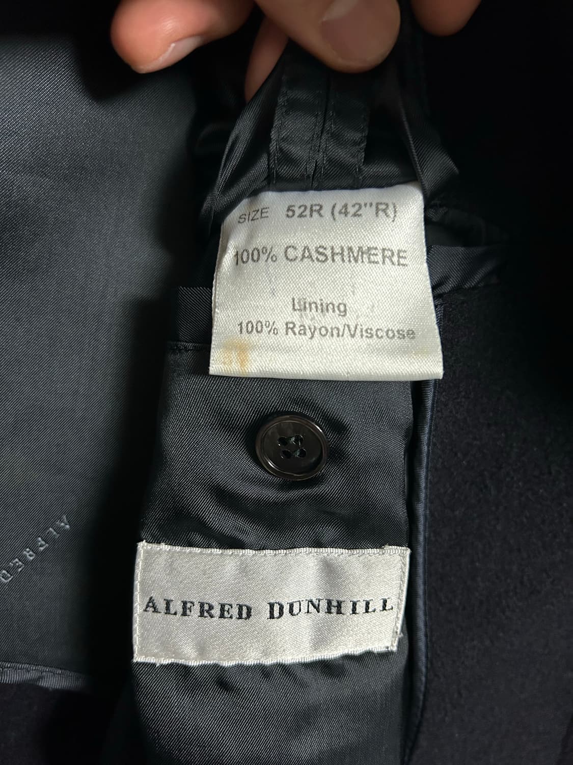 Alfred dunhill cashmere 100% coat 상품이미지8