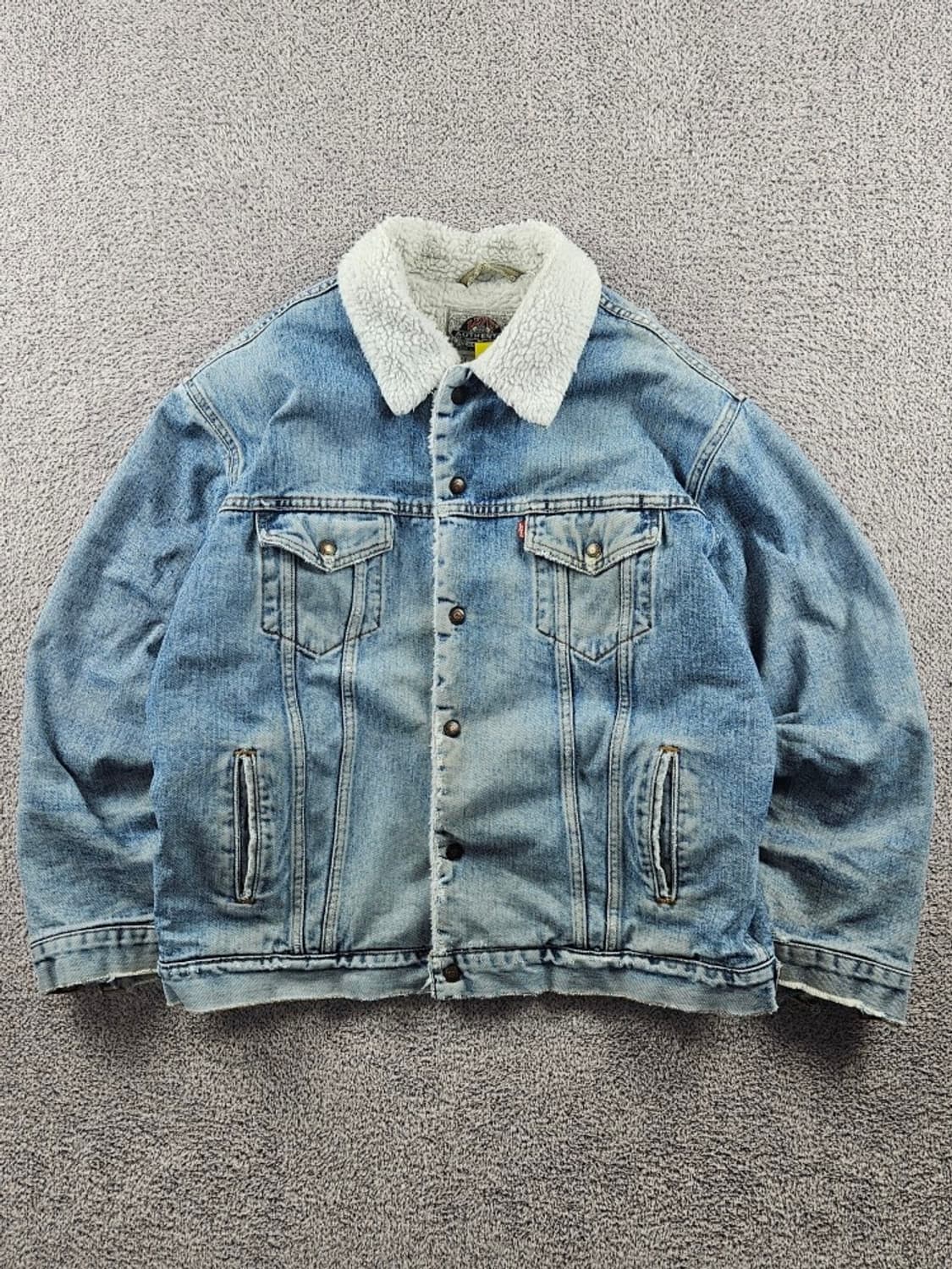 90's USA 리바이스 쉐르파 데님 트러커 자켓 ( XL )/11020 상품이미지1